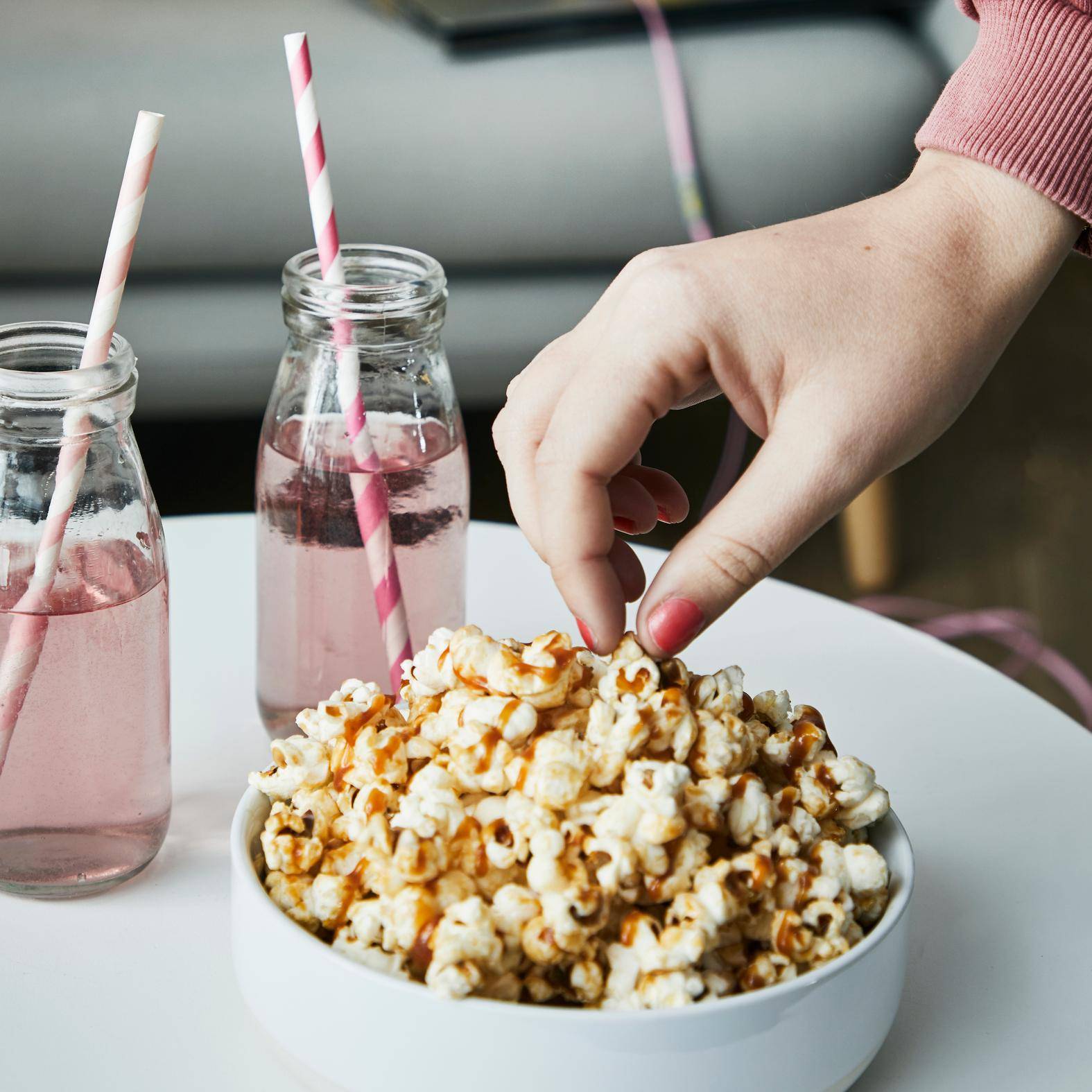 Popcorn au caramel beurre salé - Recette Cook'in One | Moulinex
