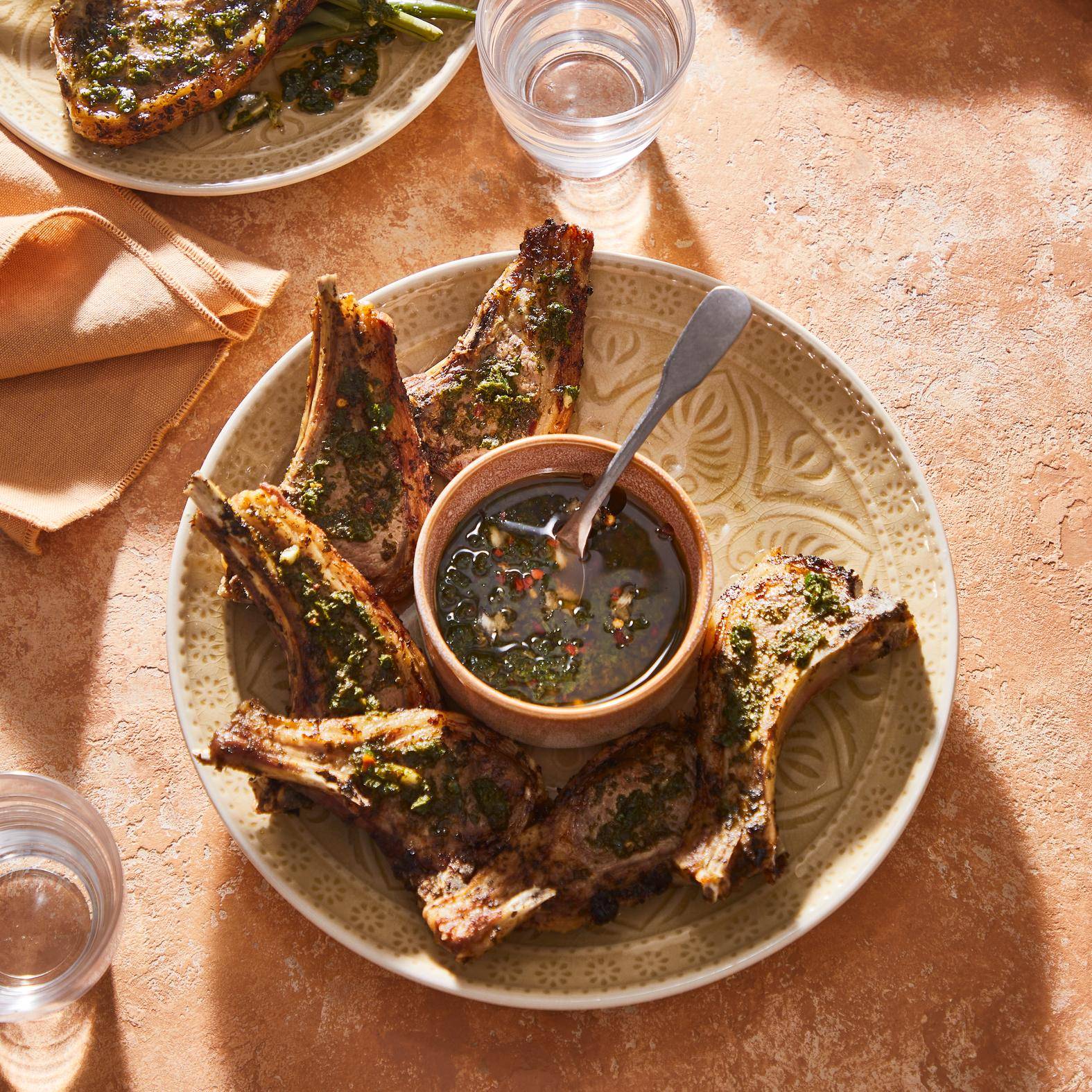 Côtelettes d'agneau marinées chermoula - Recette EASY FRY GRILL & STEAM 3 in 1 | Moulinex