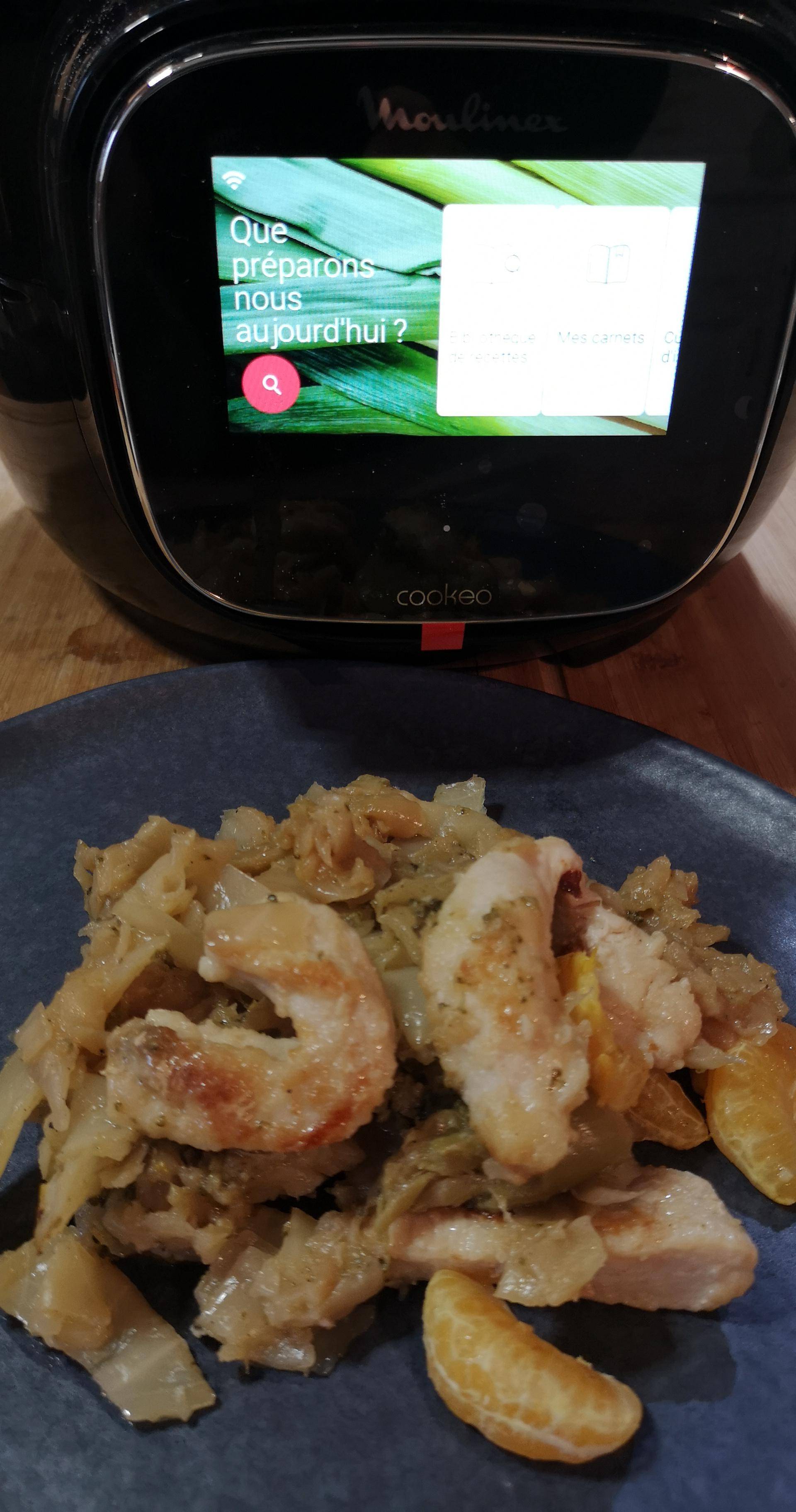 Aiguillettes de poulet aux clémentines - Recette Cookeo V3 | Moulinex
