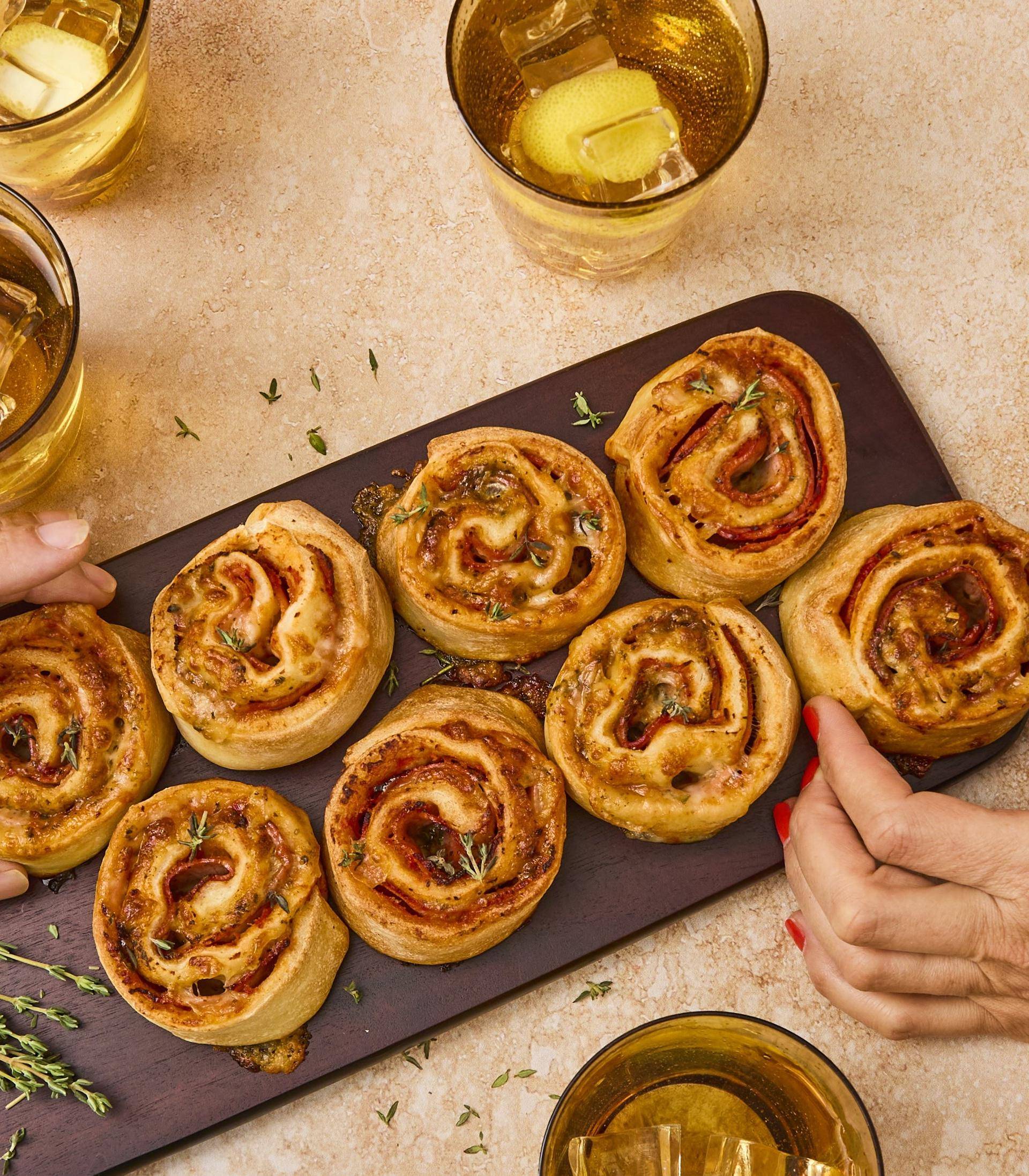 Pizza rolls jambon & mozzarella - Recette Ever Fry XXL SURFACE | Moulinex