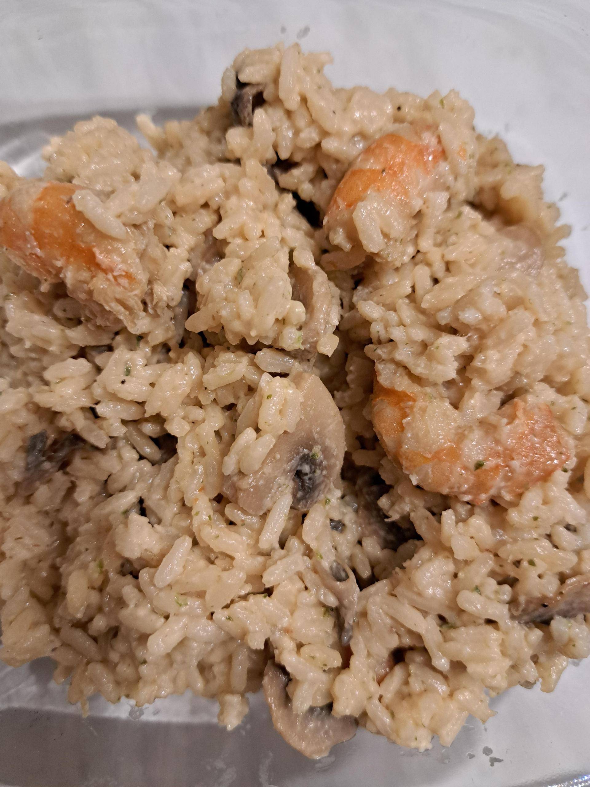 Risotto champignons crevettes 🍤 - Recette Cookeo | Moulinex