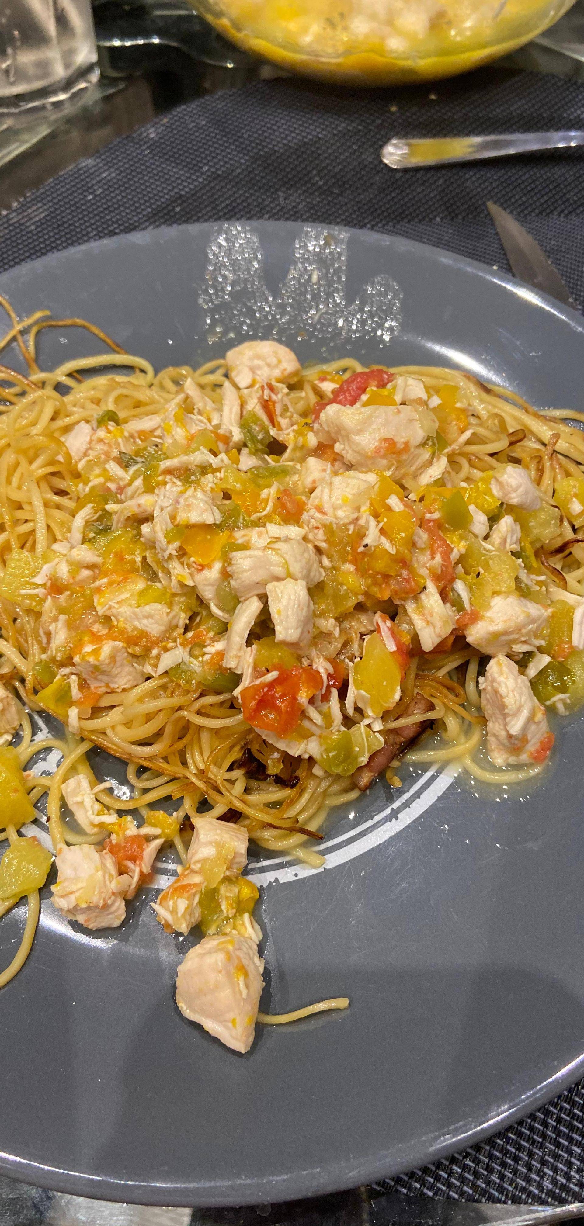 Poulet coco poivrons & annanas - Recette Cookeo | Moulinex