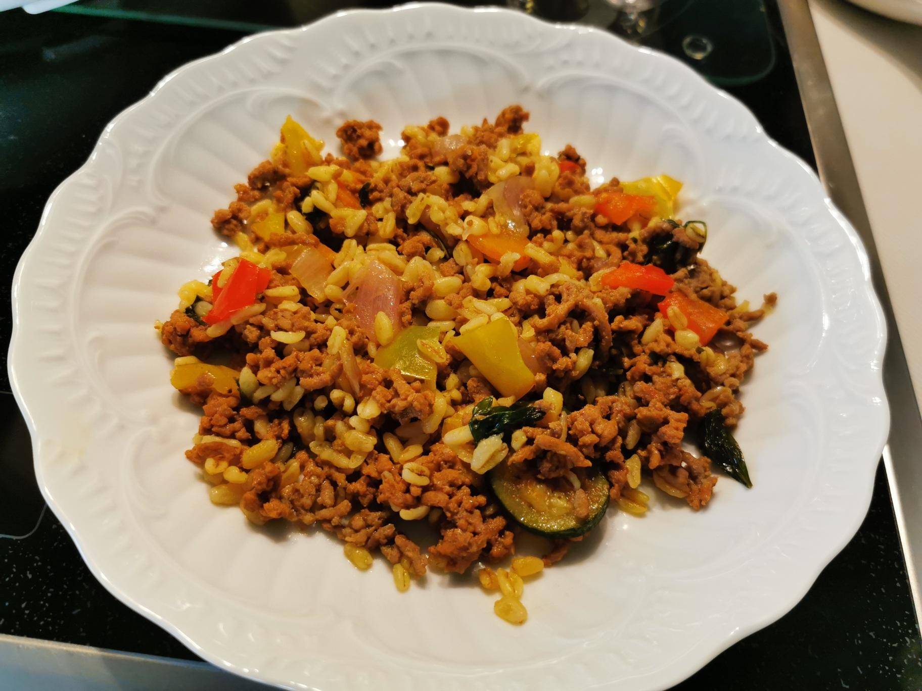 One Pot Ebly légumes Bolognaise rapide - Recepten Cookeo | Moulinex