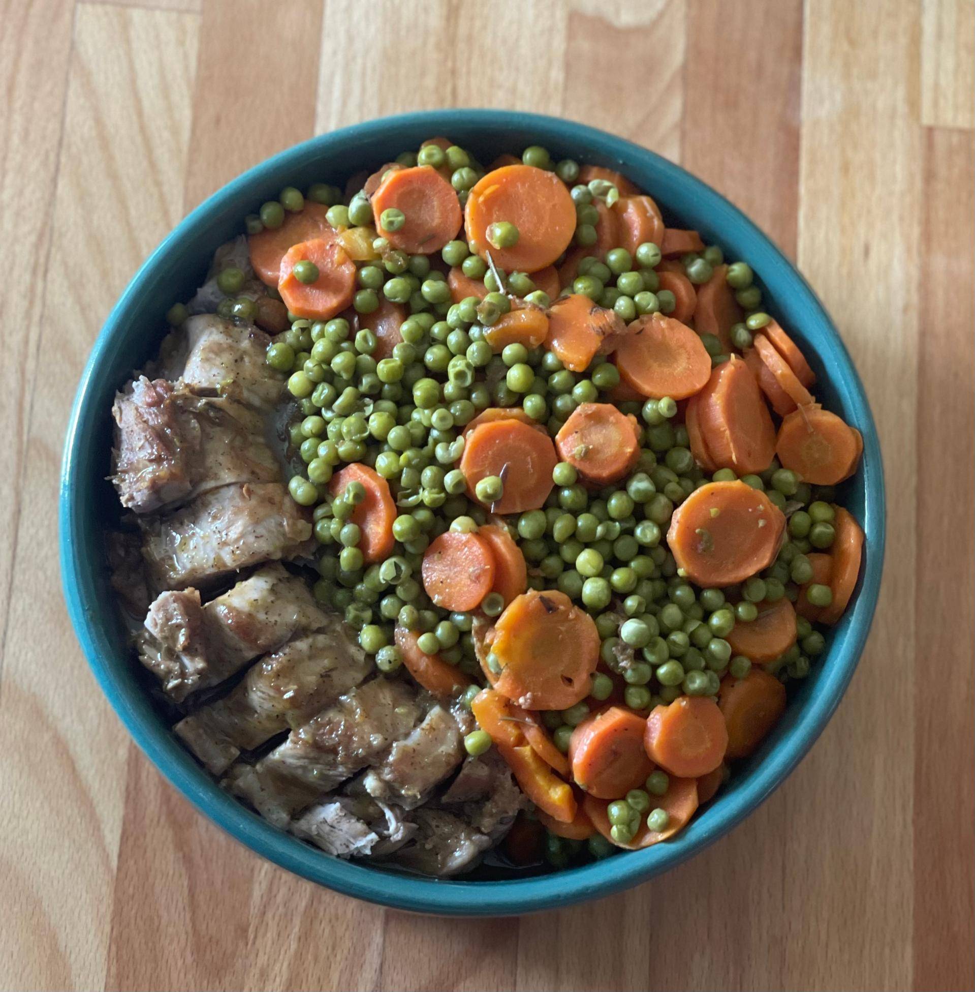 Filet mignon et petits pois-carottes - Recepten Cookeo | Moulinex