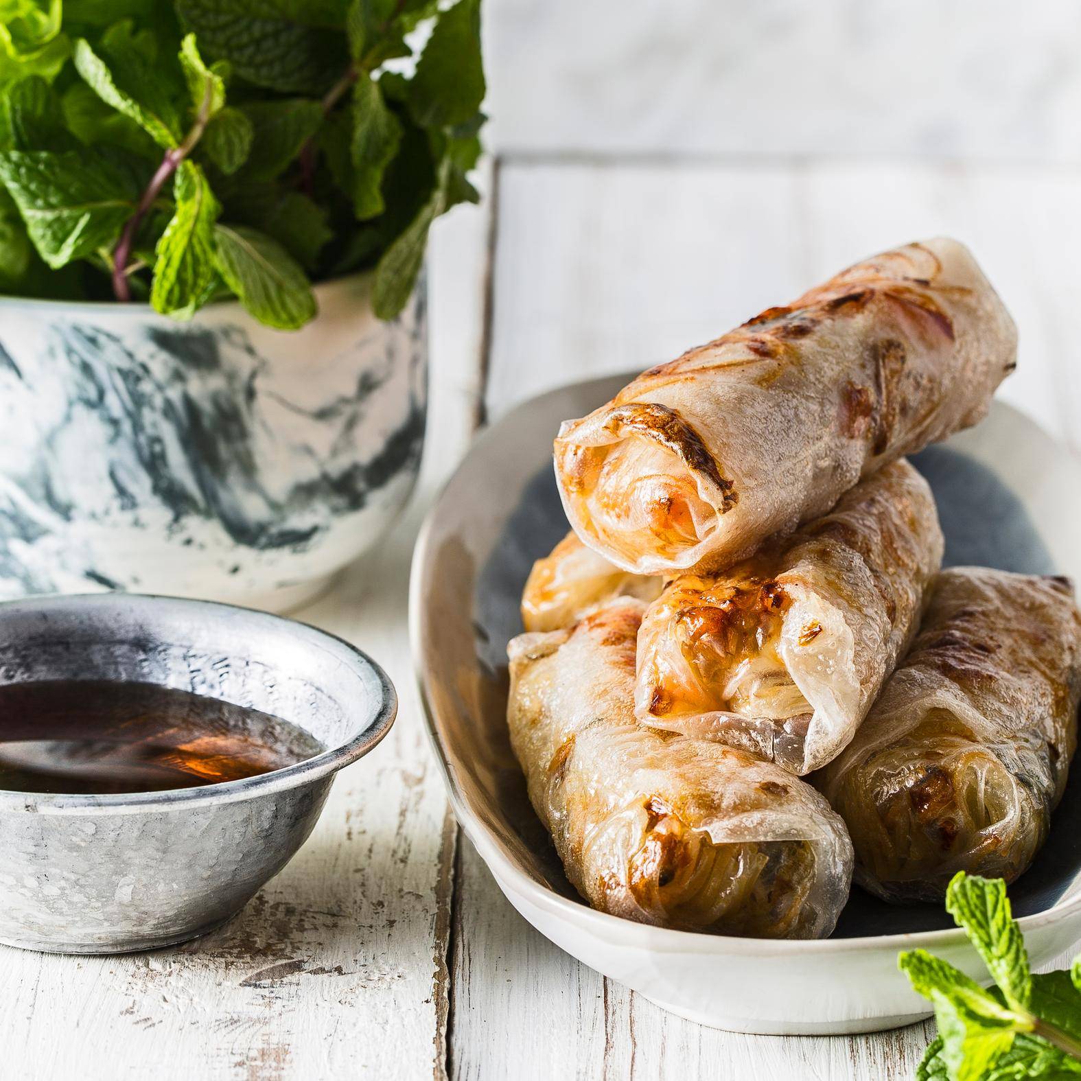 Nems de poulet faciles - Recepten Easy Fry Compact | Moulinex