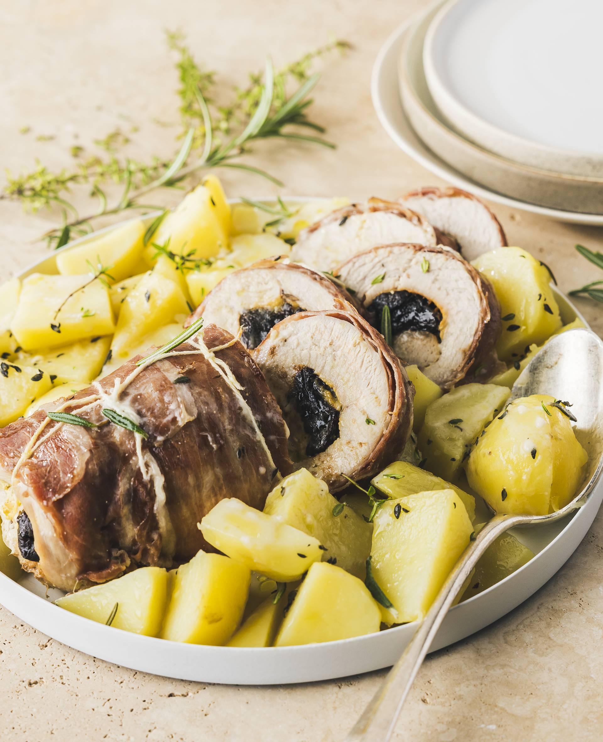 Rôti de dinde aux pruneaux et pommes - Recette Cookeo 9in1 | Moulinex