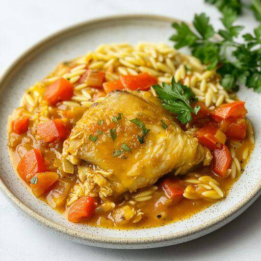 One pot poulet à la mexicaine et orzo - Recette Cookeo | Moulinex