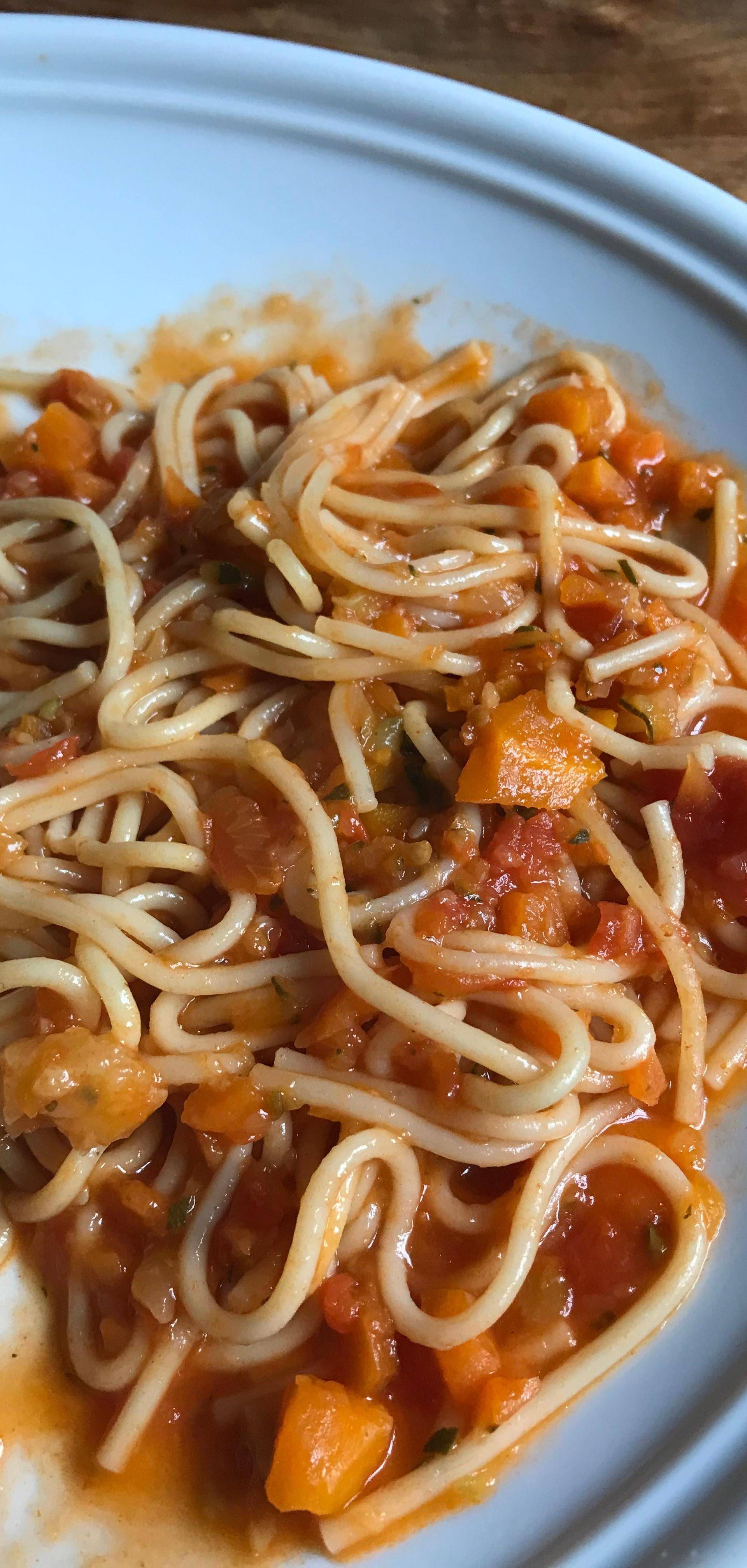 Spaghettis aux legumes - Recette Cookeo | Moulinex