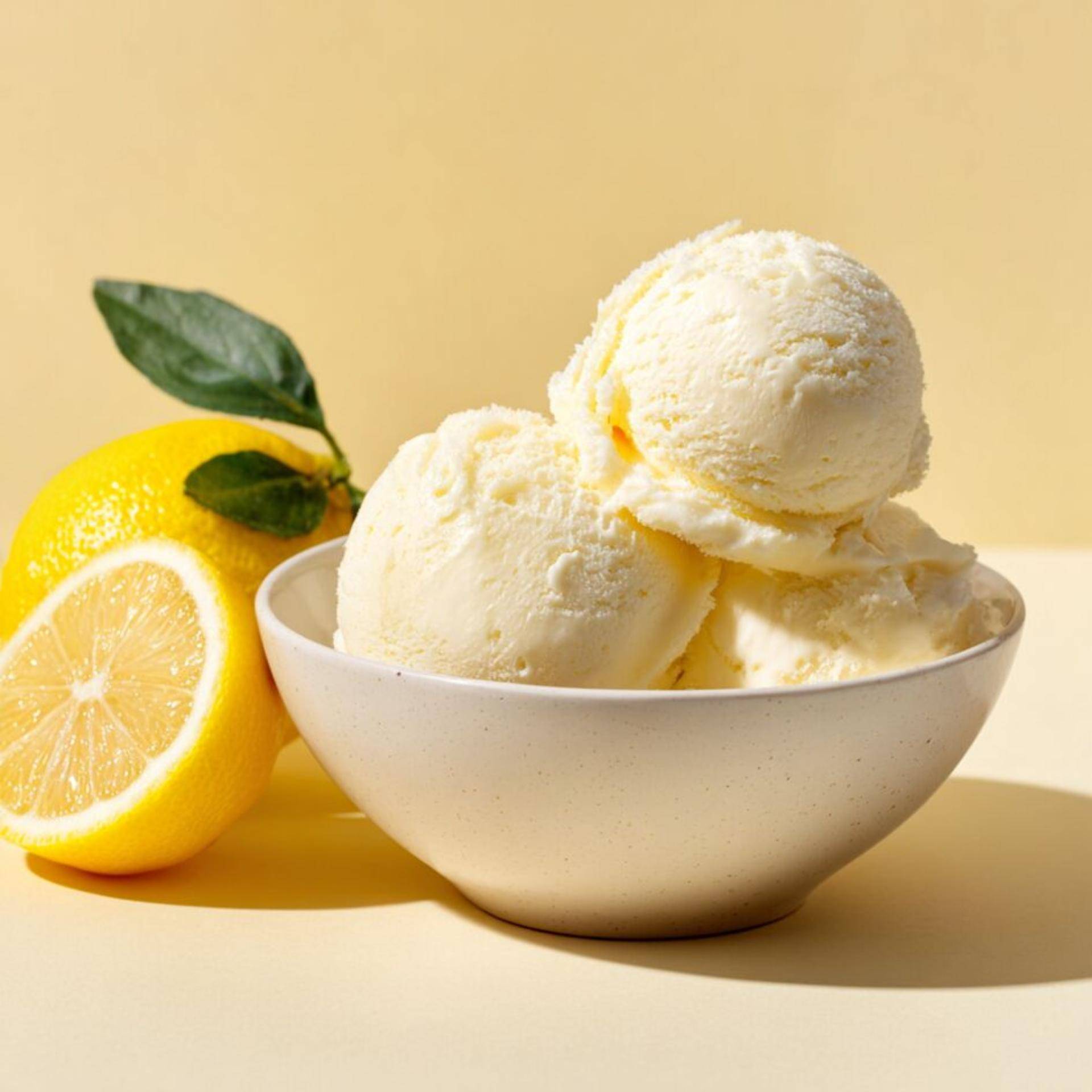Glace allégée fromage blanc citron - Recette Dolci | Moulinex