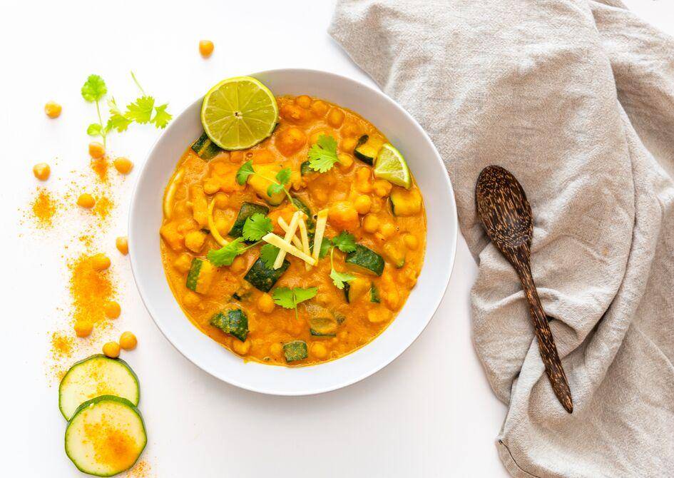 Curry de pois-chiches végan - Recepten Perfectmix Cook | Moulinex