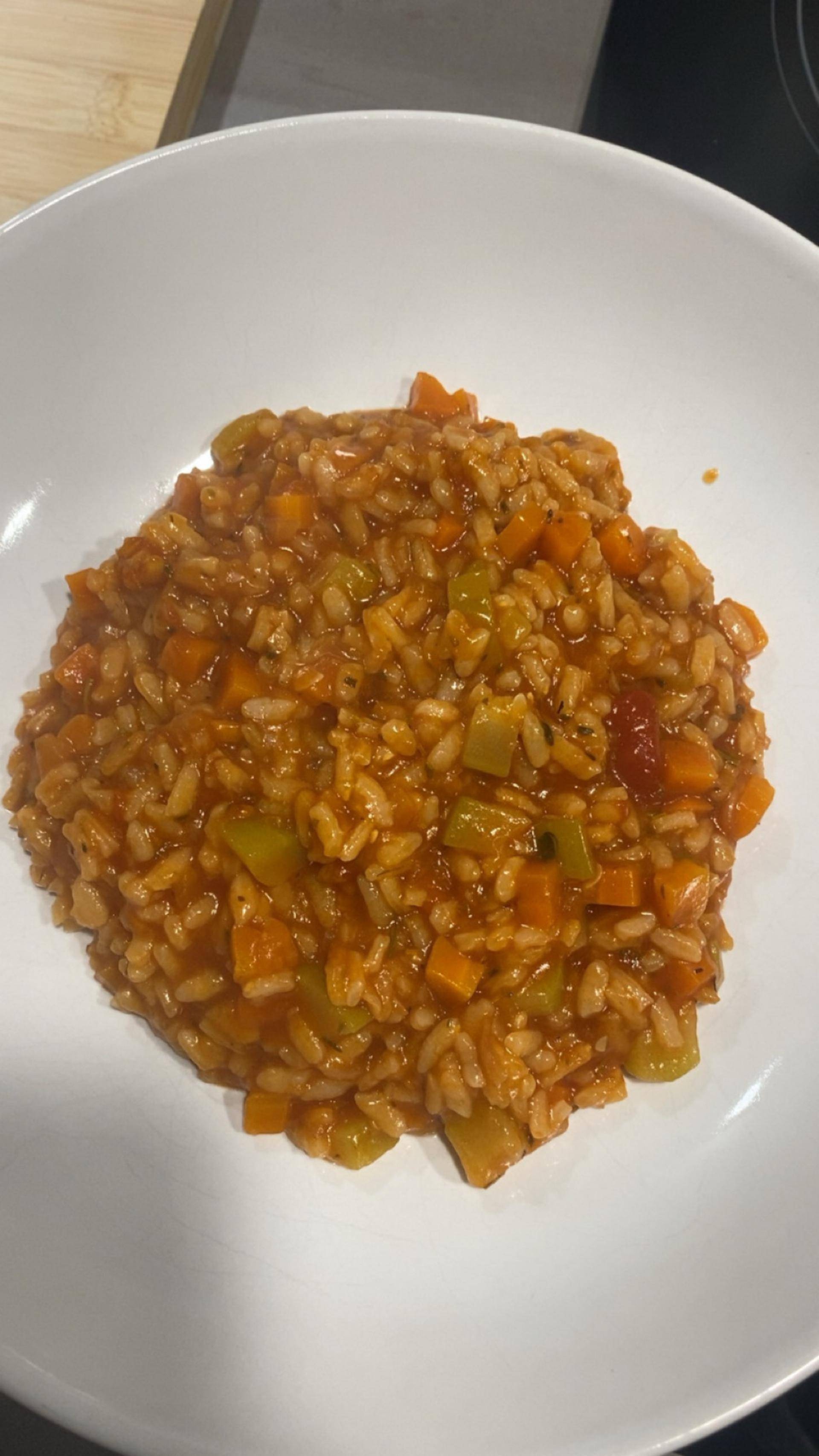 Risotto tomates et petits légumes - Recette Cookeo | Moulinex