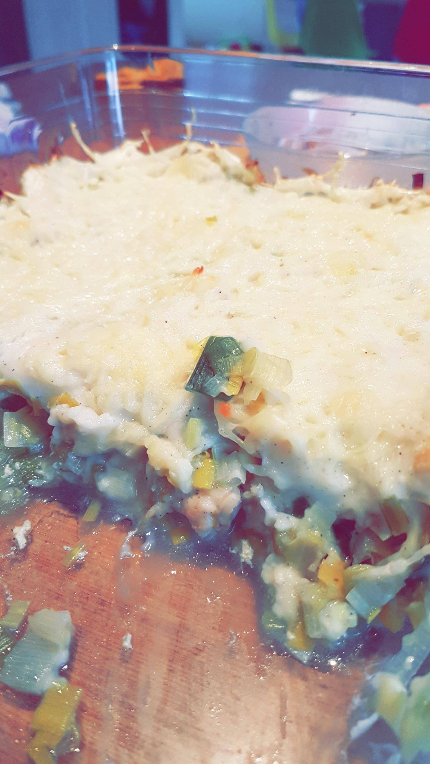 Gratin de poireaux au poulet - Recepten Companion XL | Moulinex