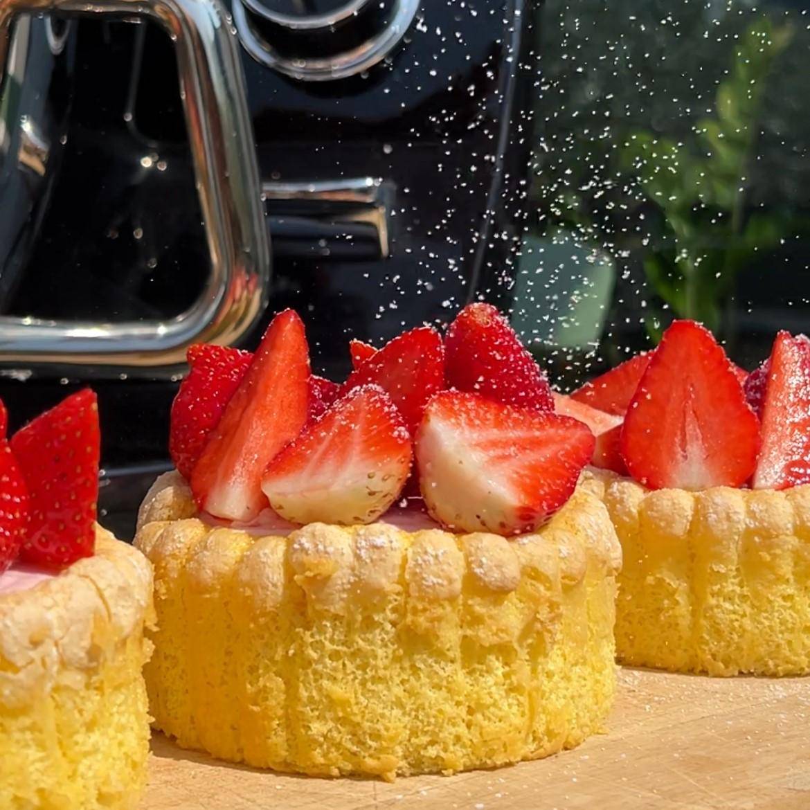 Charlottes aux fraises - Recepten Kitchen Machines Touch/Touch + | Moulinex
