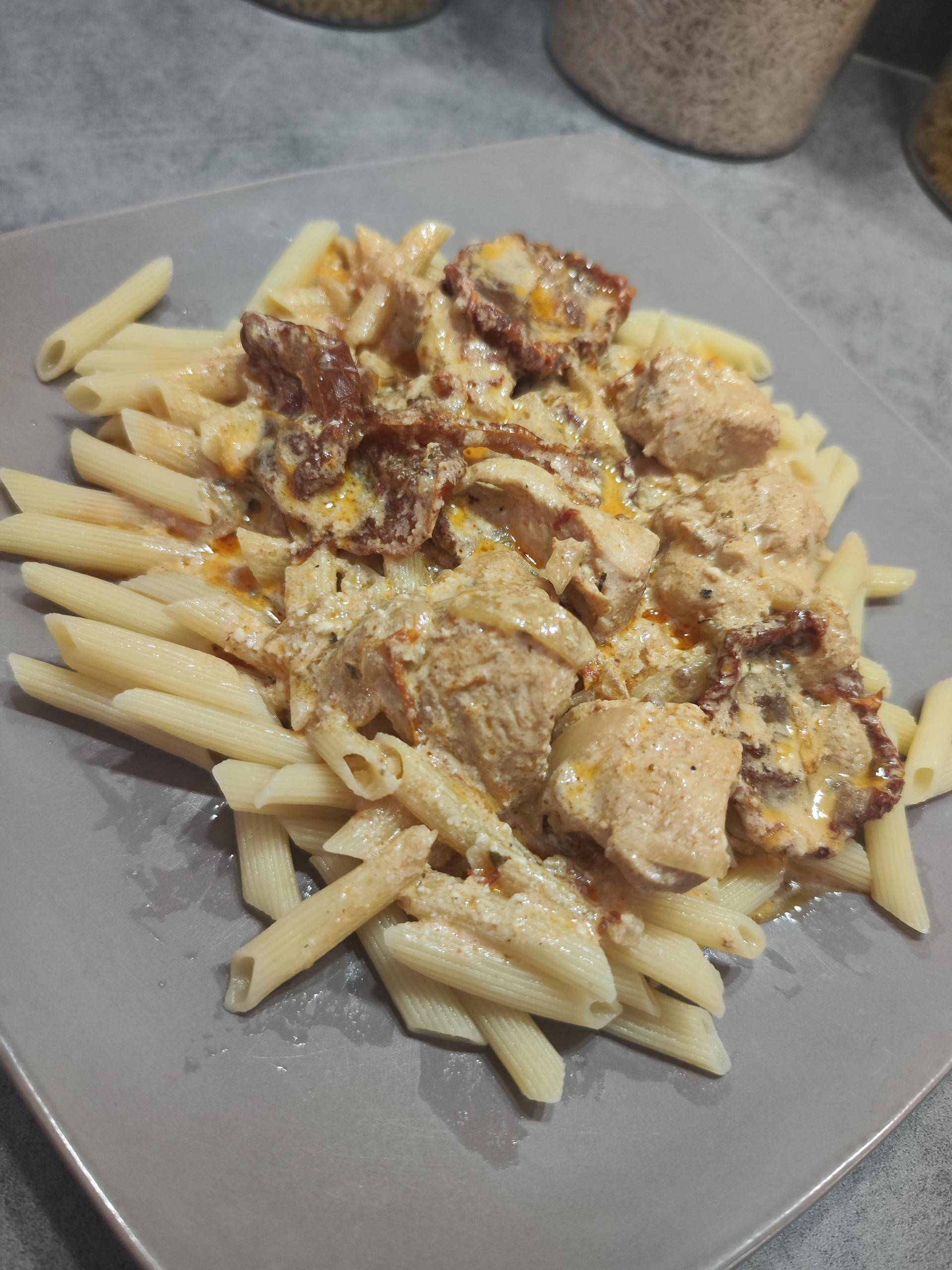 Poulet et tomates séchées au Saint Moret - Recepten Cookeo V3 | Moulinex