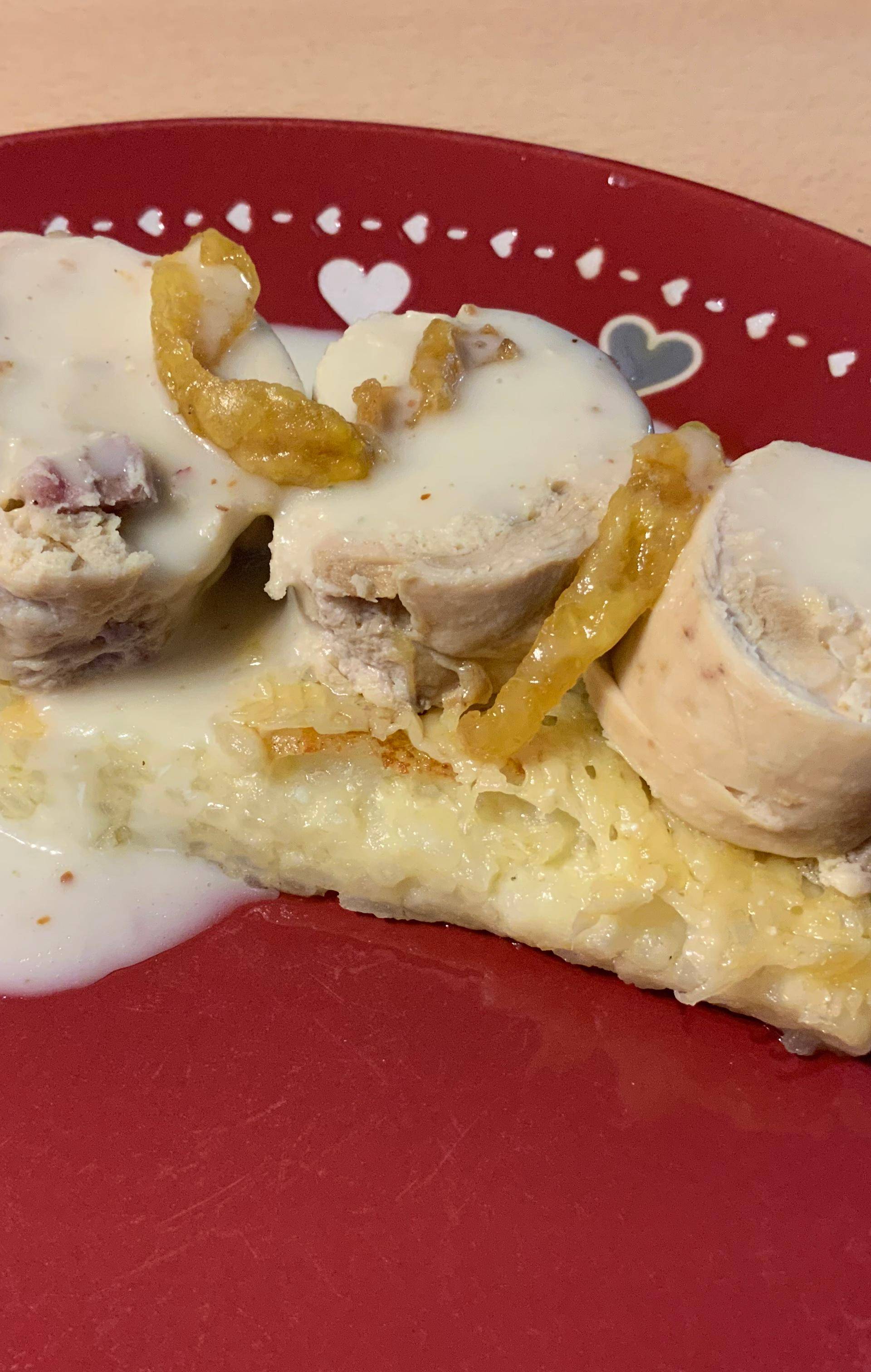 Monochrome de poulet à la Franc-Comtoise et son pressé de risotto by jl - Recette Companion Connect XL | Moulinex