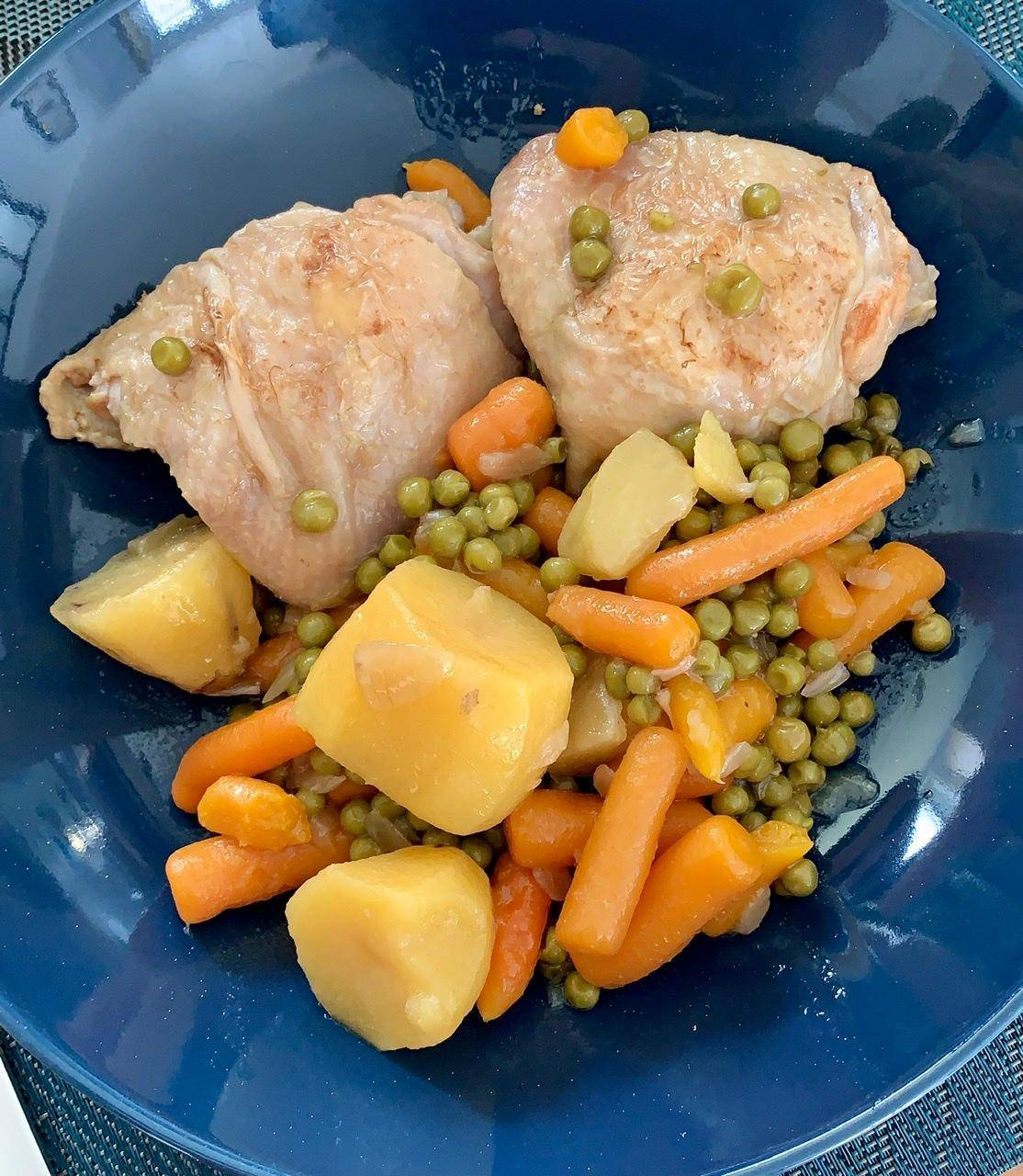 Poulet et jardinière de légumes - Recepten Cookeo | Moulinex