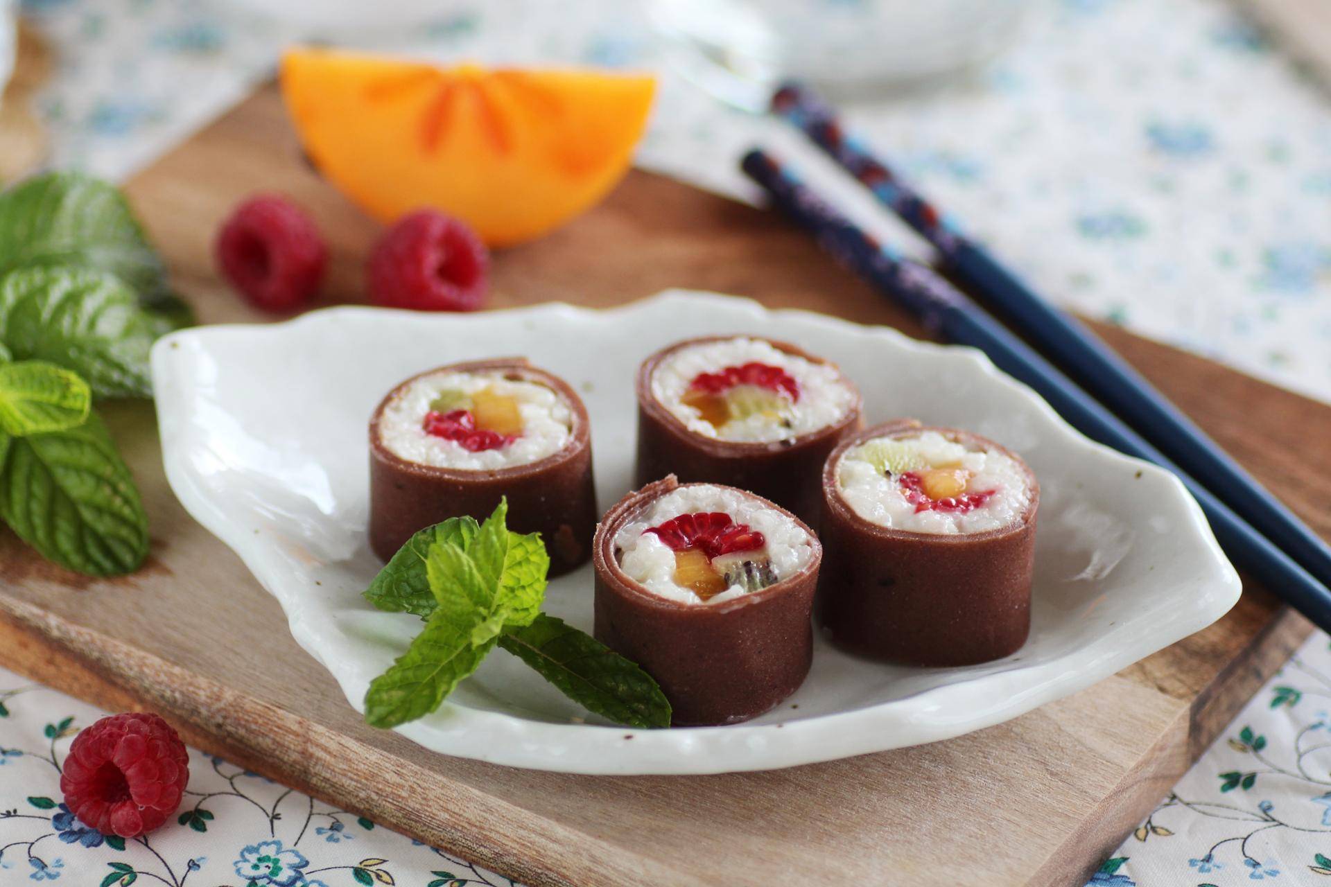 Sushi sucré aux fruits - Recette Companion Connect | Moulinex