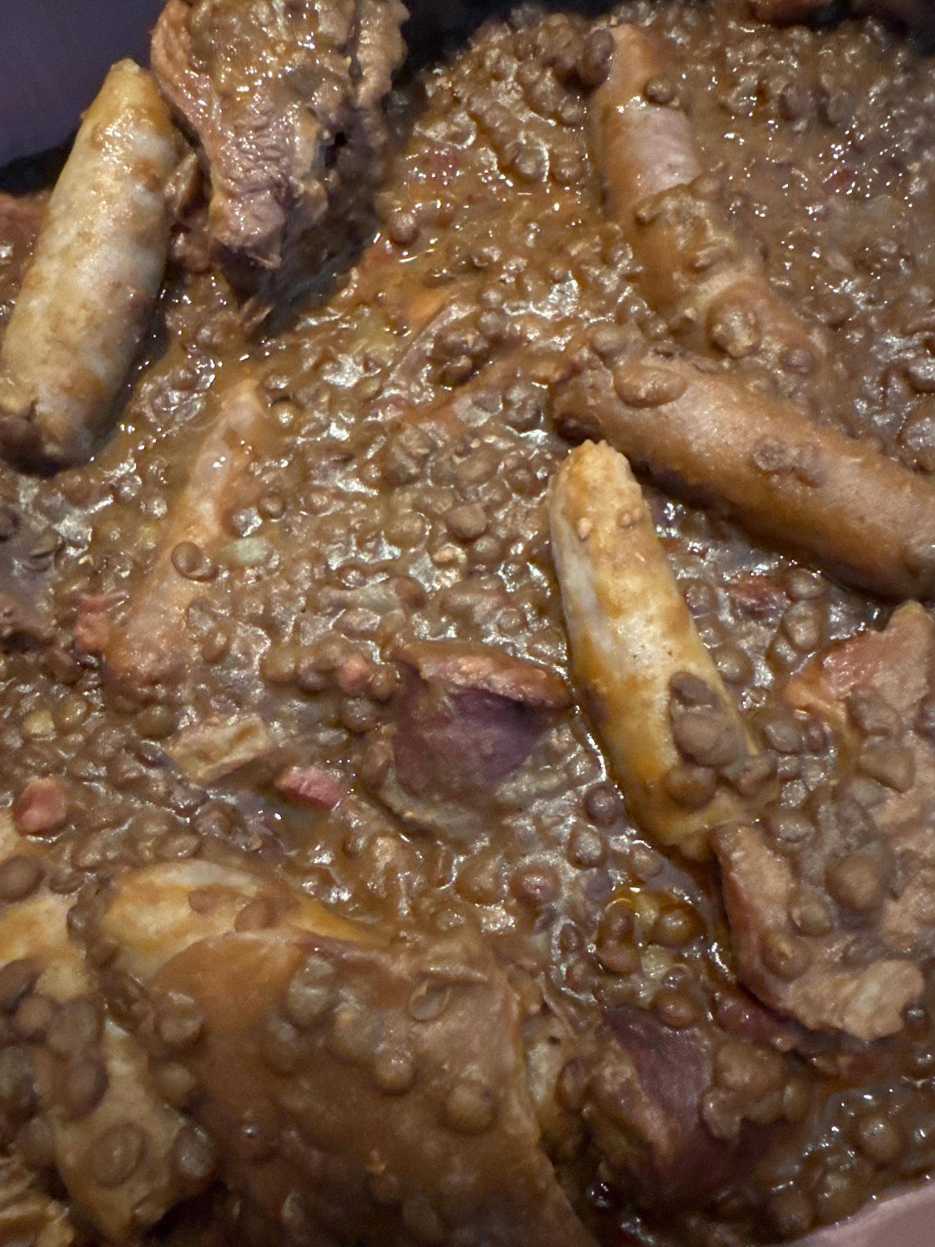 Lentilles au Figatellu à ma façon - Recette Cookeo 10in1 | Moulinex