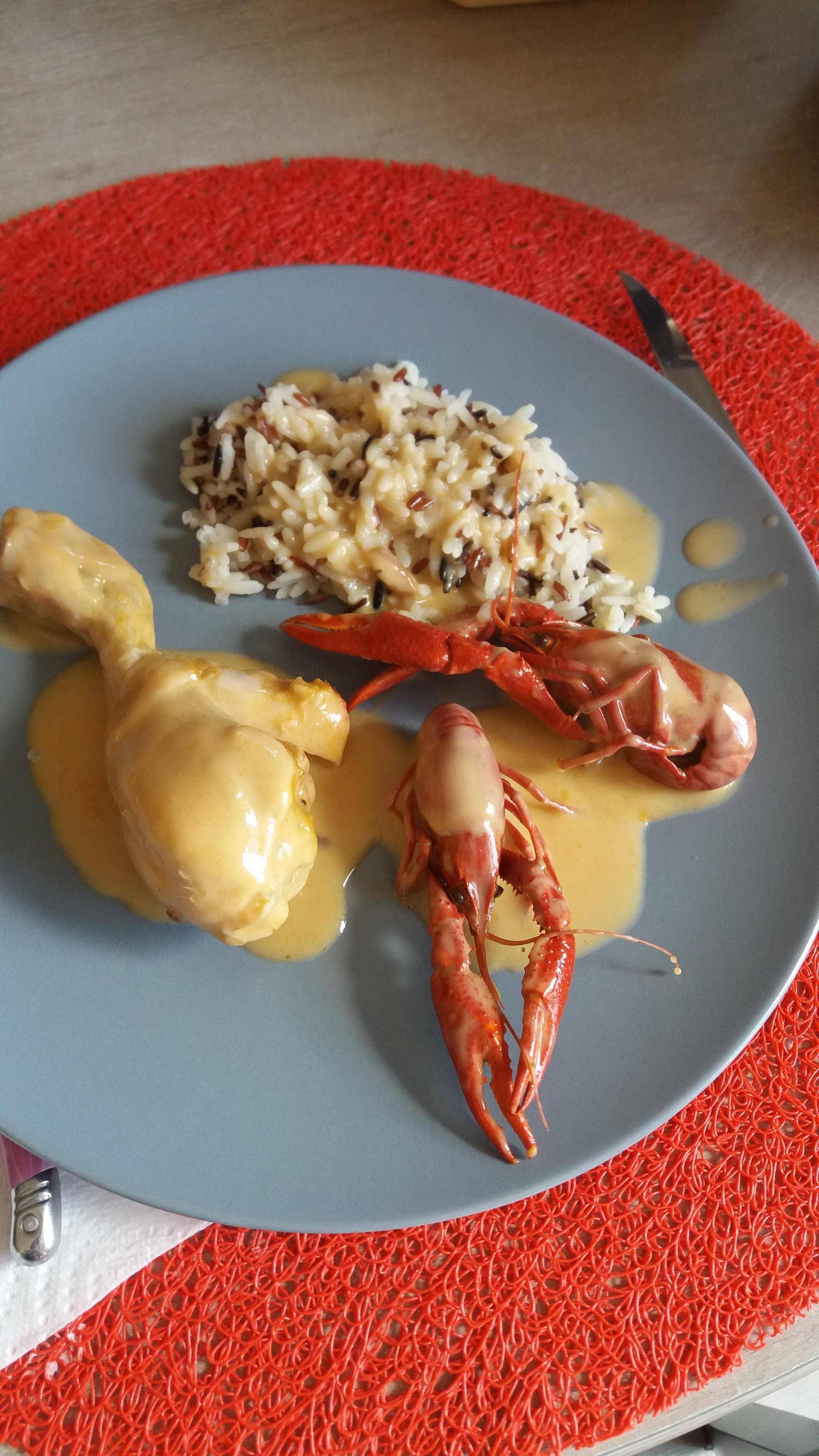 Poulet aux écrevisses - Recette Cookeo | Moulinex