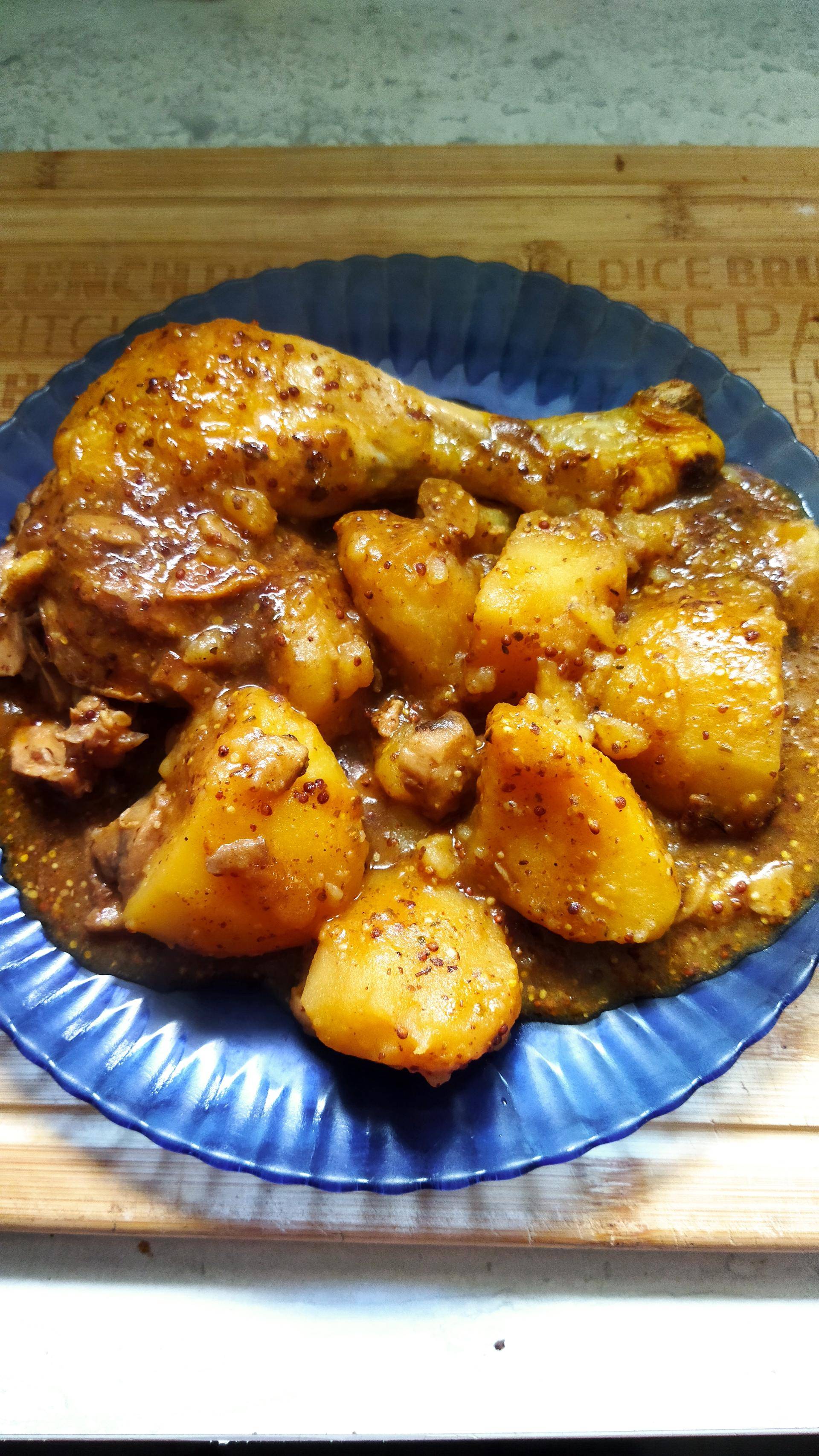 Cuisse de poulet au paprika et moutarde à l'ancienne - Recepten Cookeo | Moulinex