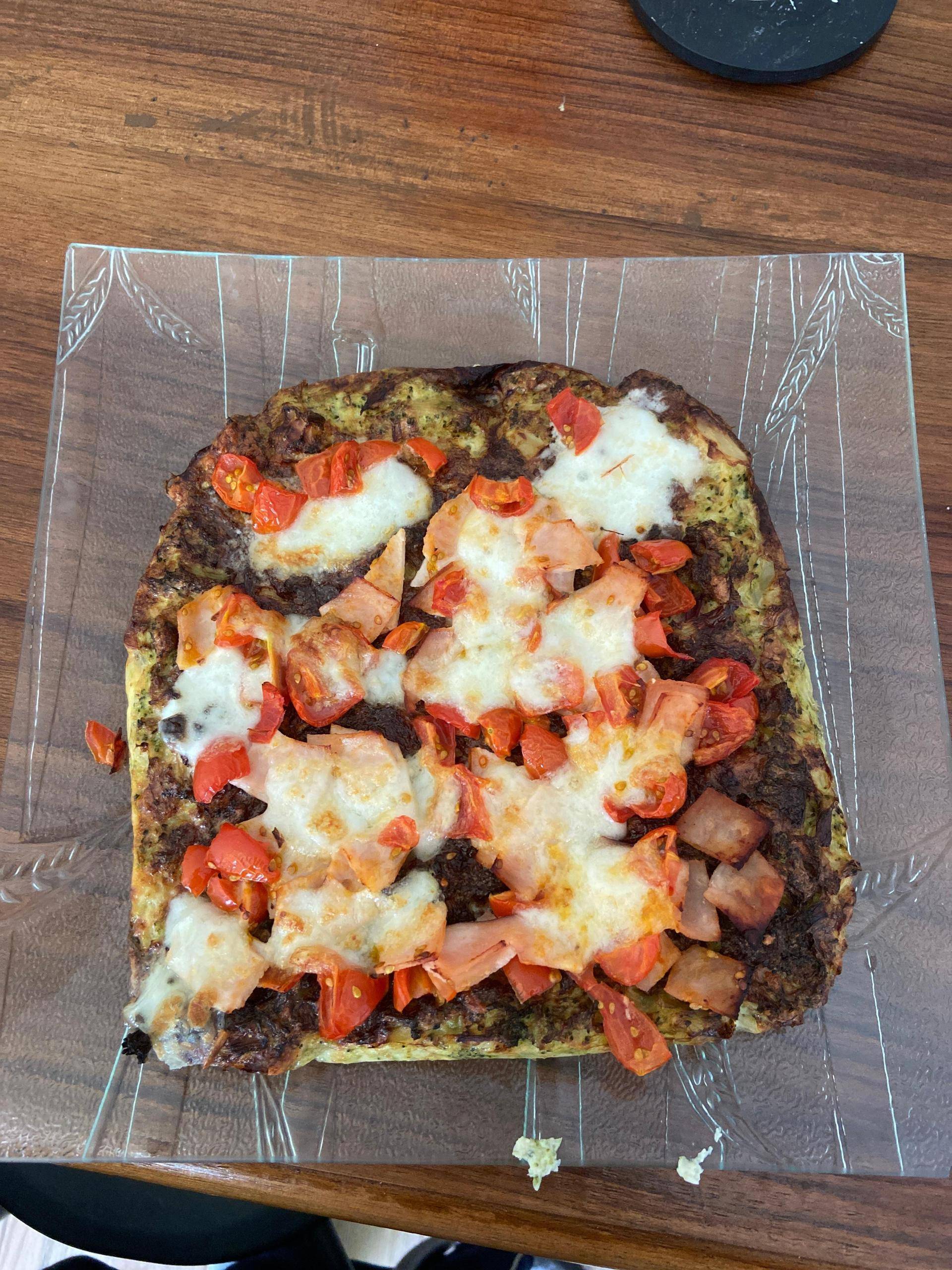 Pizza brocolis - Recette EASY FRY & GRILL 2 in 1 DIGITAL | Moulinex
