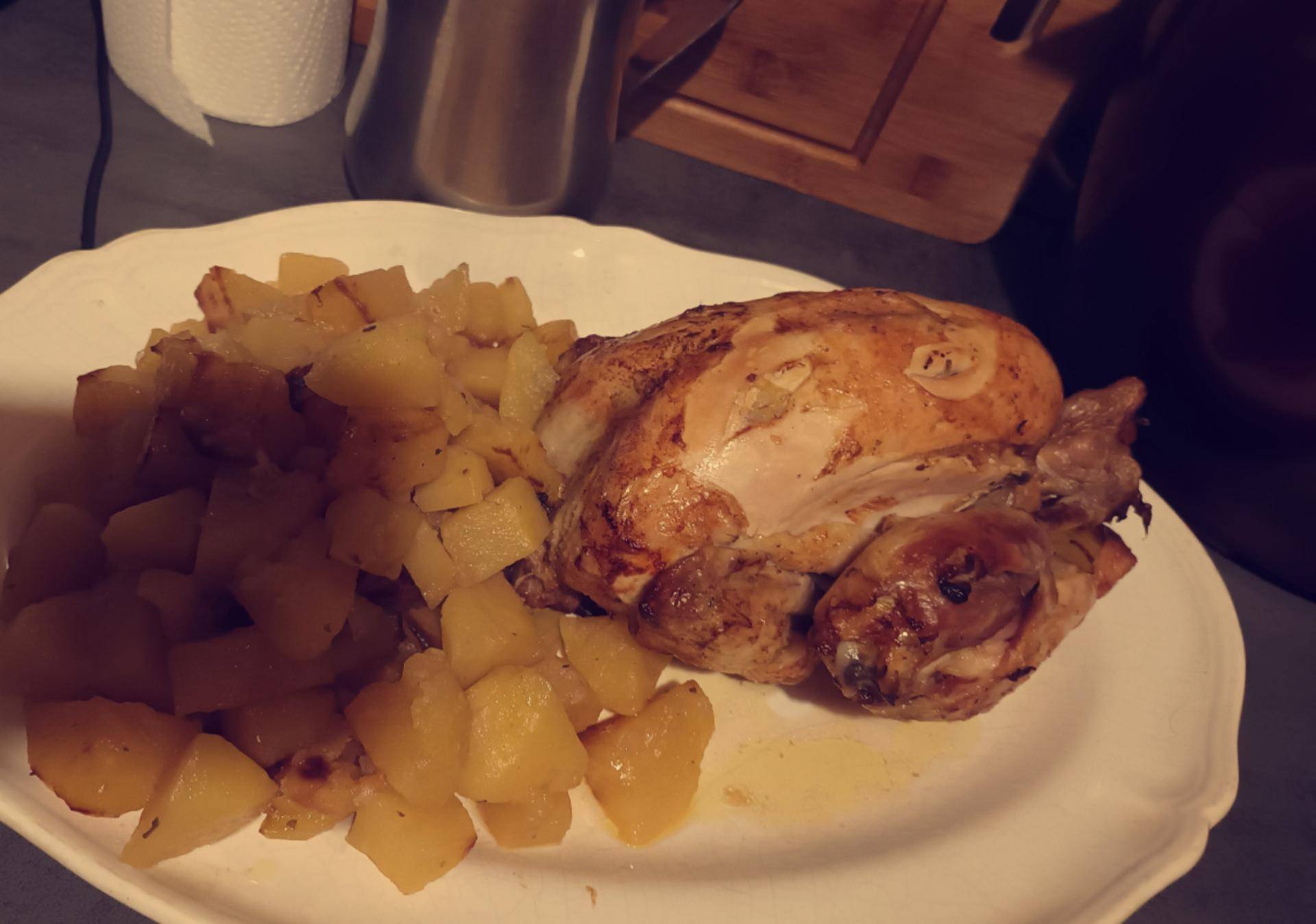 Poulet rôti et ses patates - Recepten Cookeo | Moulinex