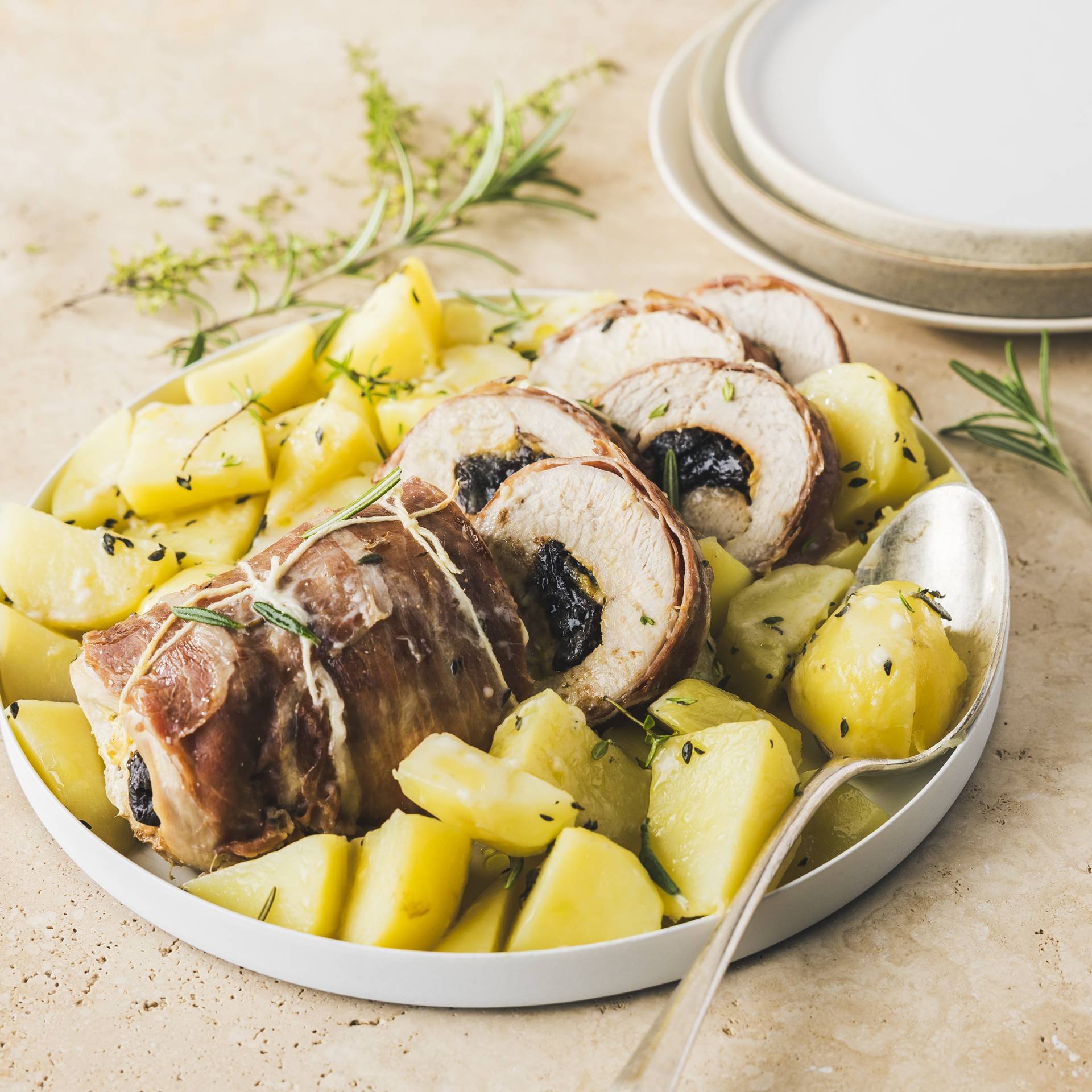 Rôti de dinde aux pruneaux et pommes - Recepten Cookeo 9in1 | Moulinex