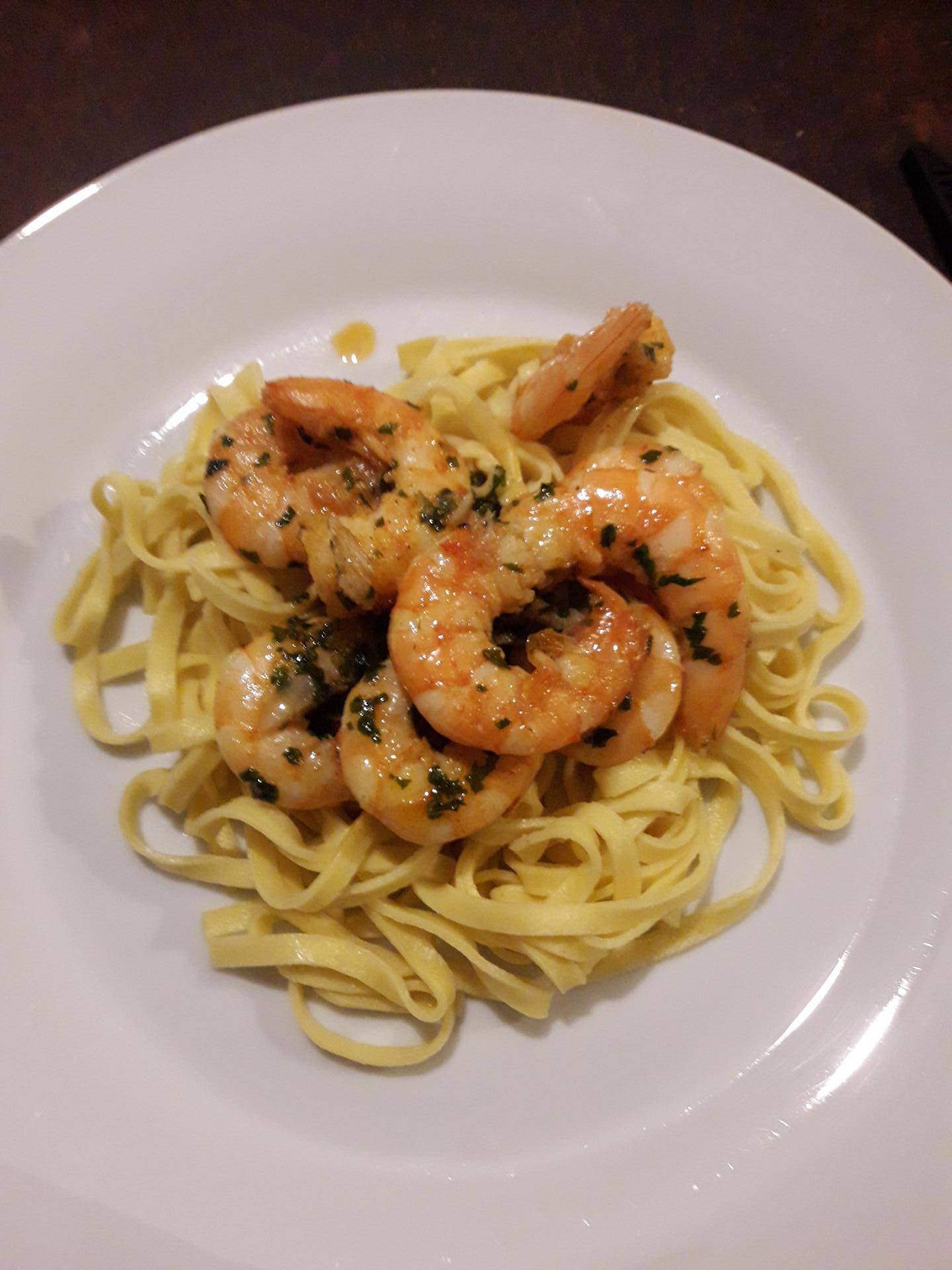 Linguines aux crevettes sautées - Recette Cookeo | Moulinex