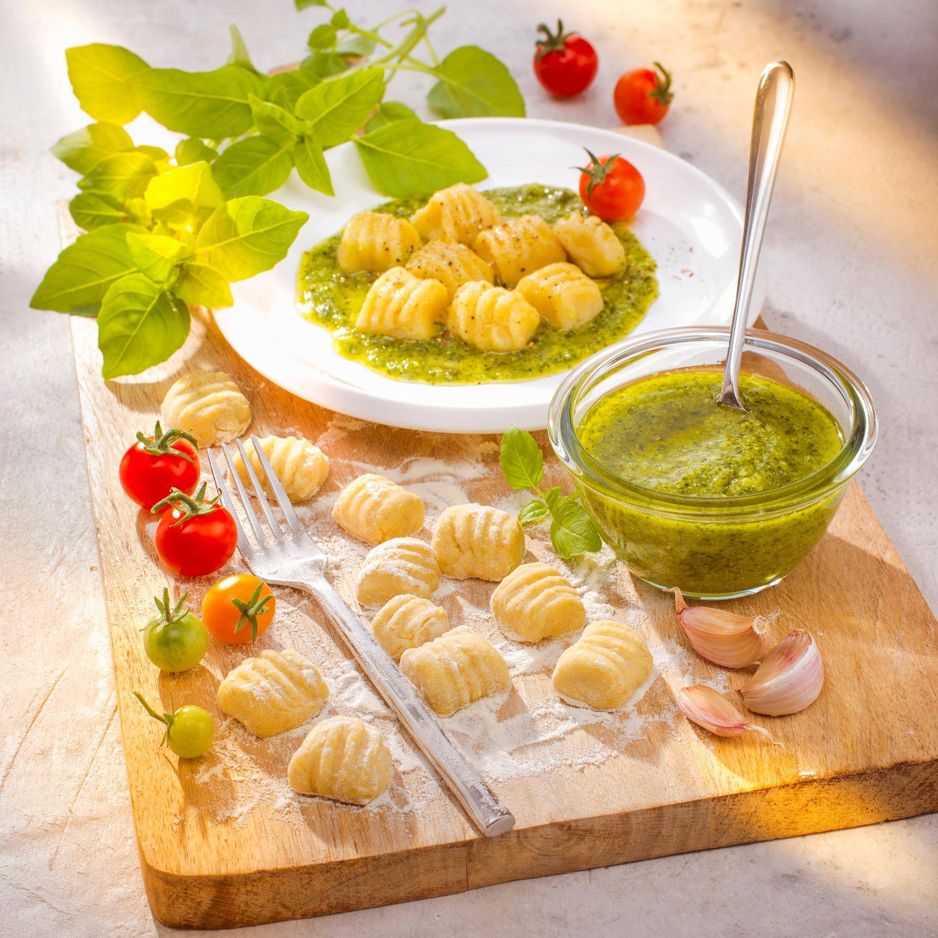 Gnocchis maison au pesto - Recette Companion | Moulinex