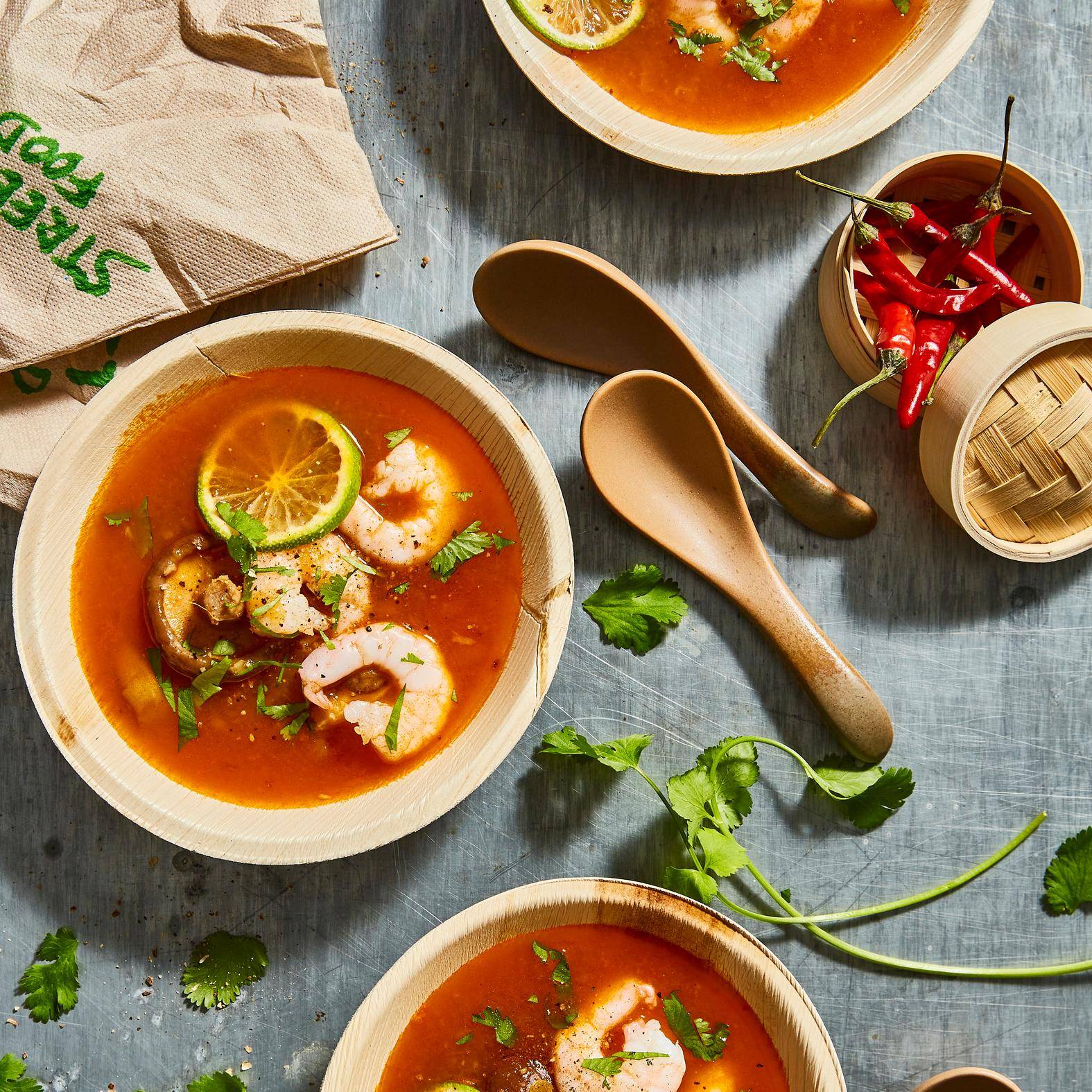 Soupe tom yam kung - Recette Perfectmix Cook | Moulinex
