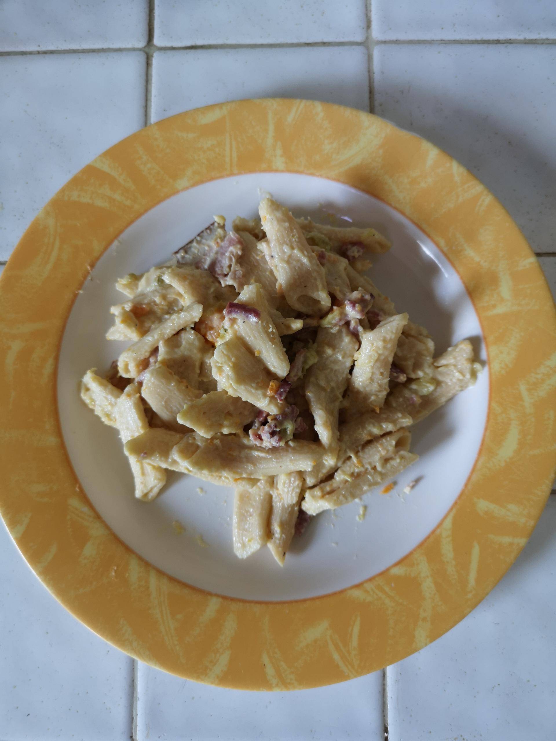 Penne et Légumes fondants carbonara vache qui rit - Recepten Cookeo | Moulinex