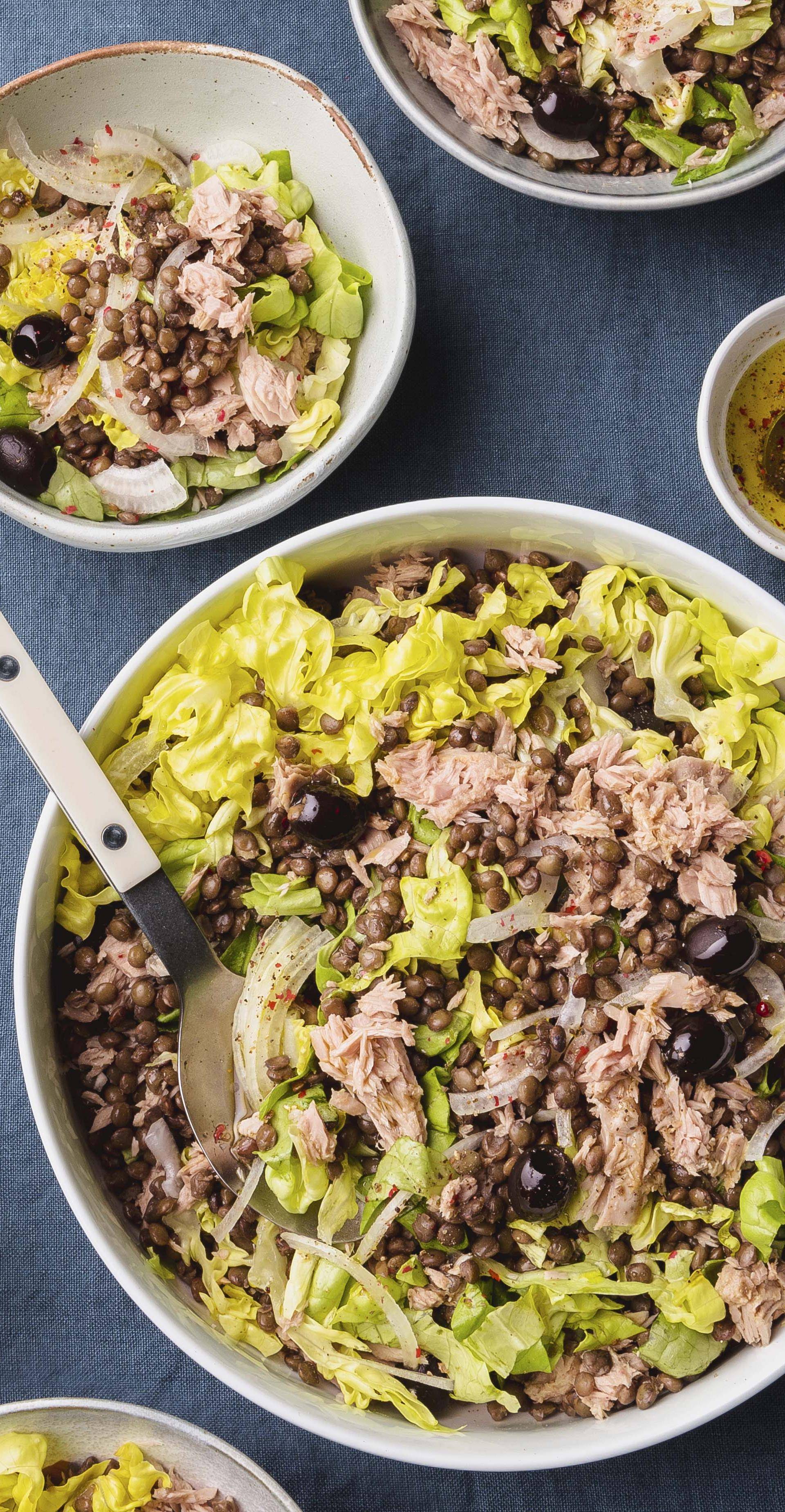 Salade de lentilles au thon - Recette Cookeo | Moulinex