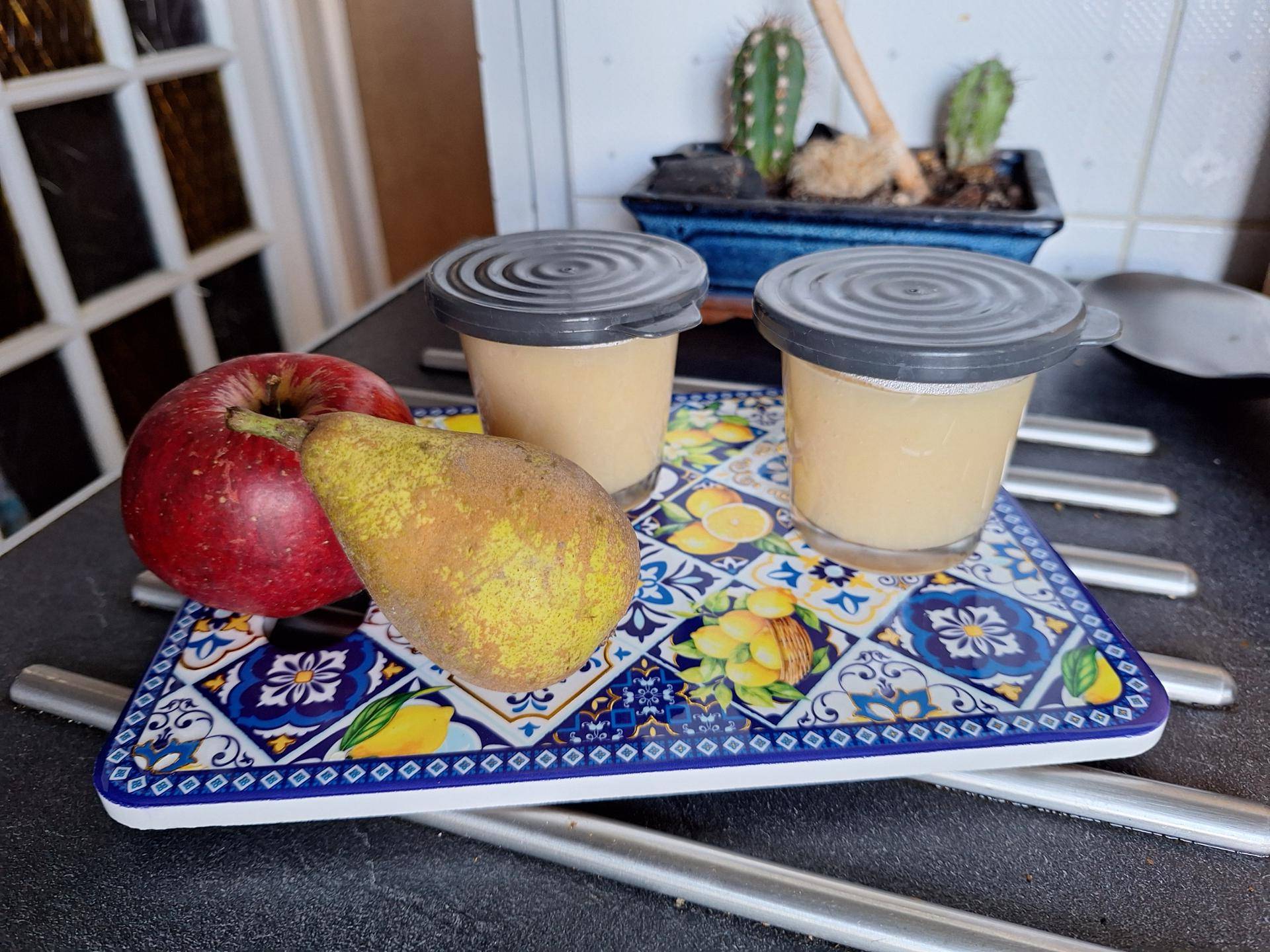 Compote pomme poire sans sucre ajouté - Recepten Cookeo | Moulinex