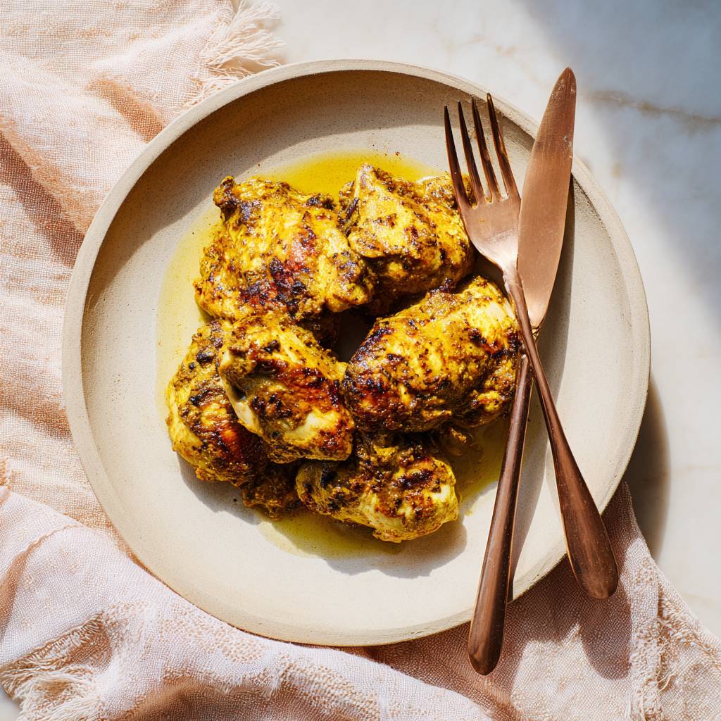 Marinade yaourt, curry et miel pour poulet - Recepten Easy Fry Compact | Moulinex