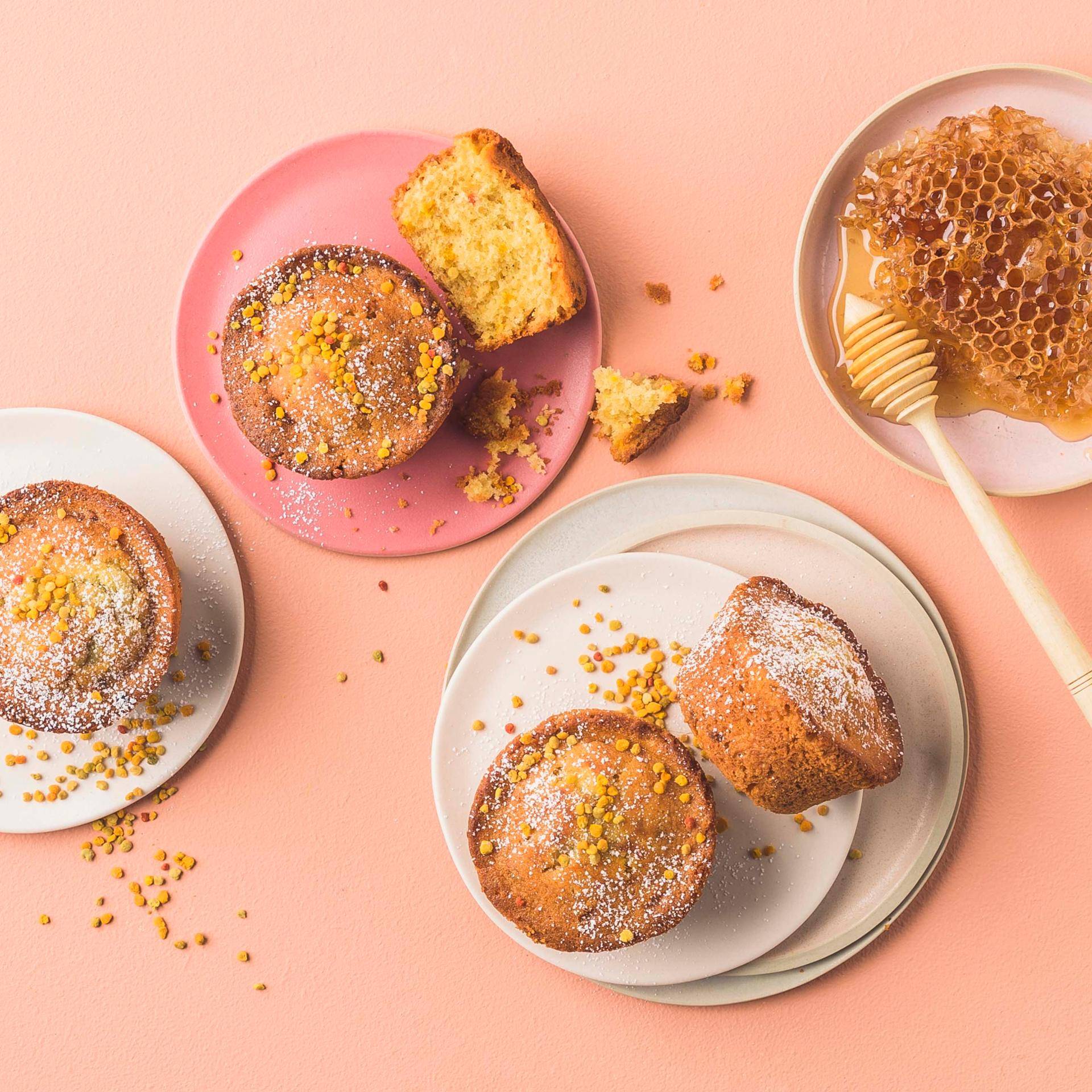 Muffins au miel et au pollen - Recette Companion | Moulinex