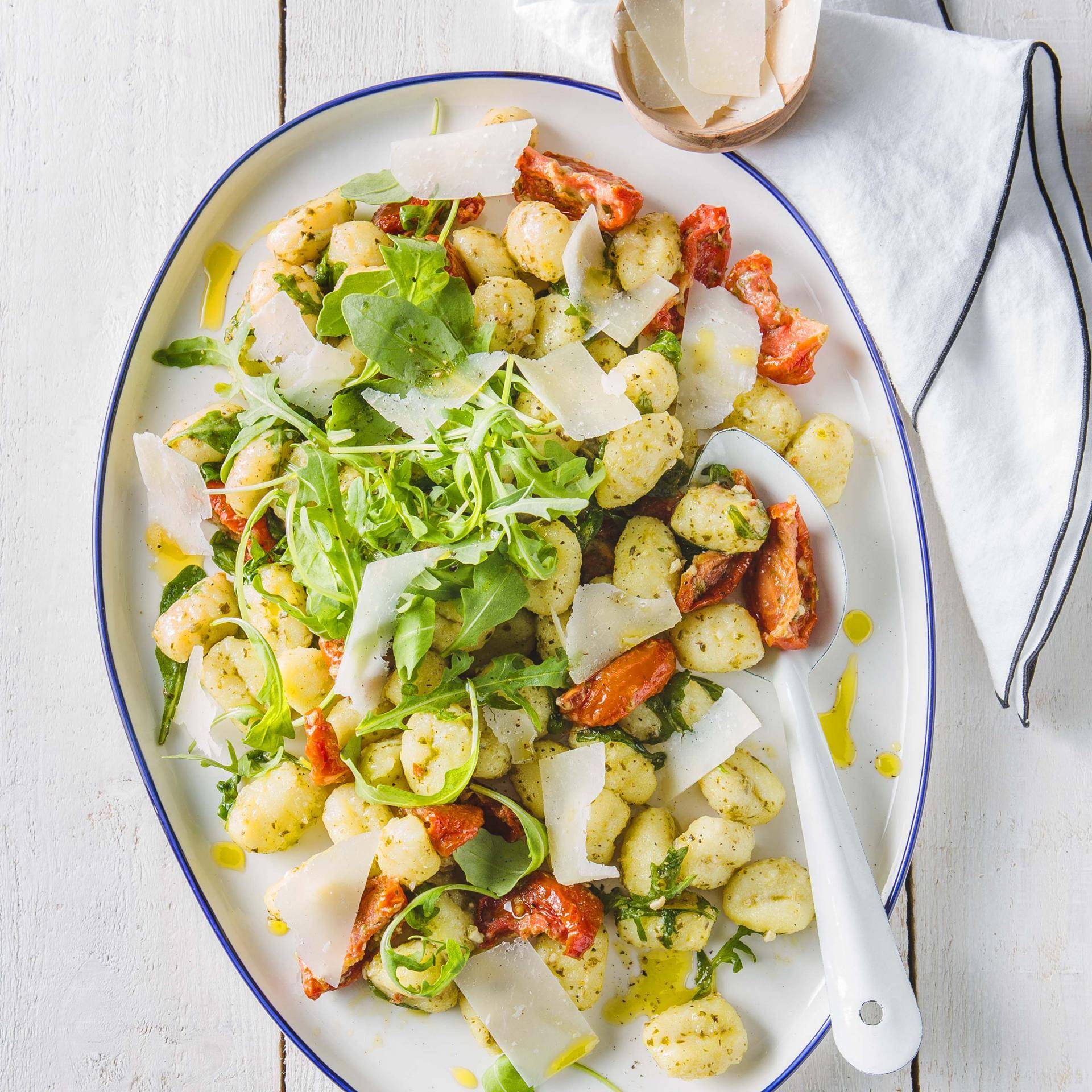 Gnocchi au basilic et tomates confites - Recepten Cuiseur vapeur | Moulinex