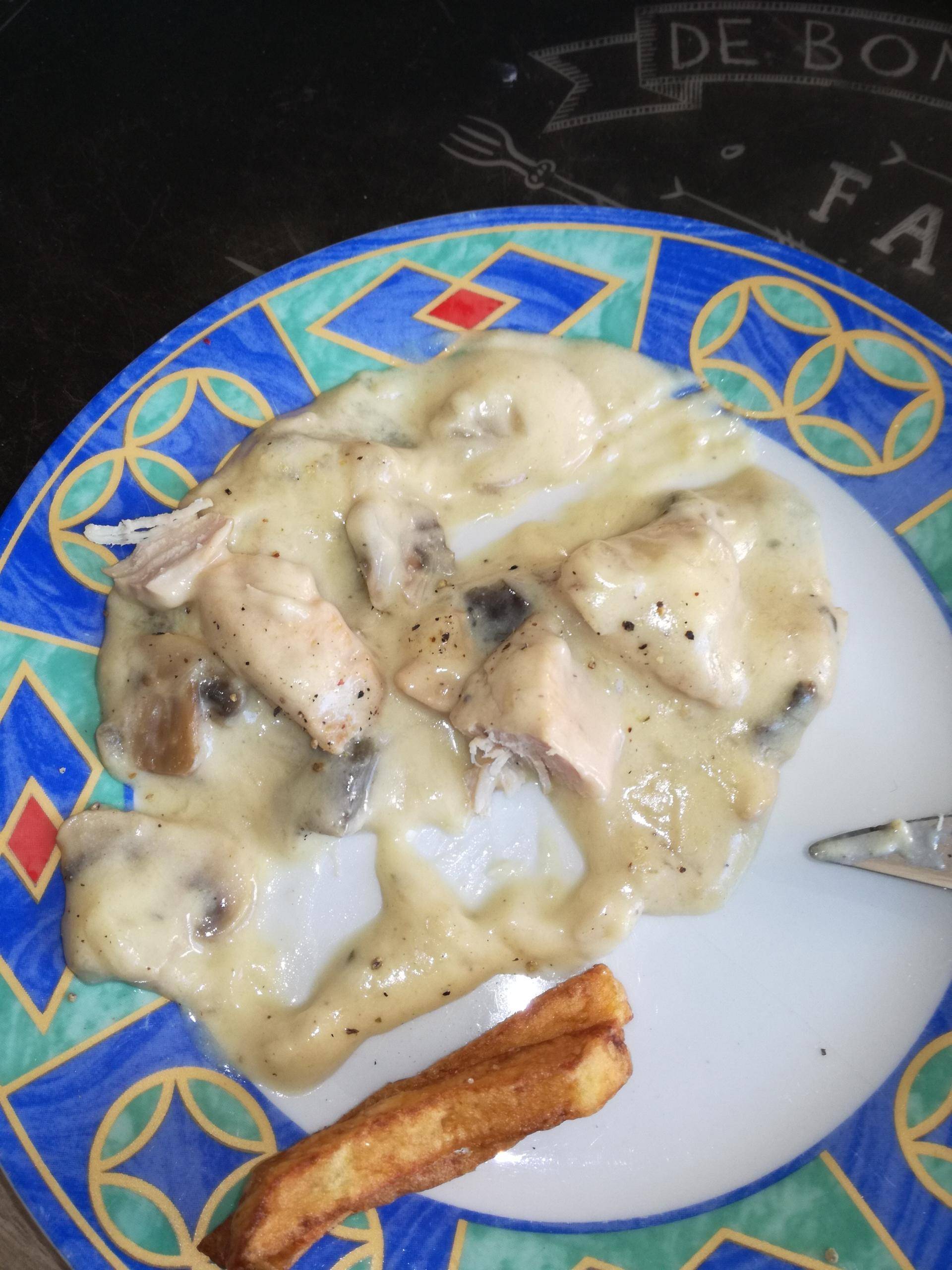 Poulet champignons courgette sauce moutarde - Recepten Cookeo | Moulinex