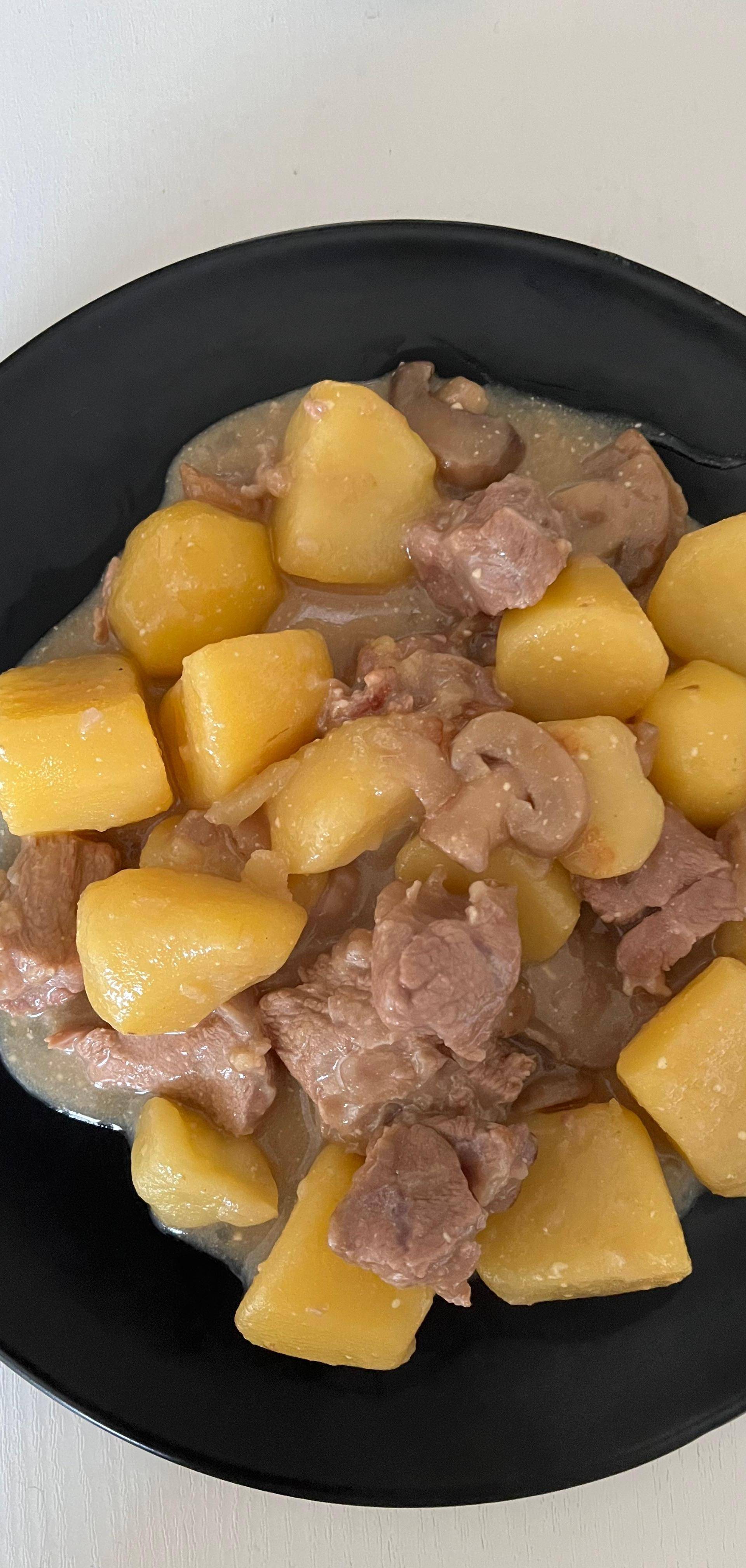 Veau pommes de terre moutarde au miel - Recette Cookeo | Moulinex