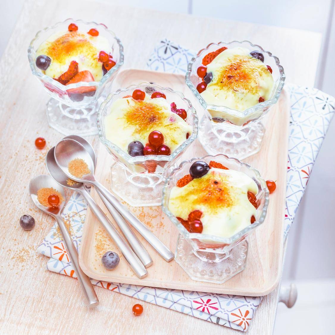 Gratin aux fruits rouges au lait d'amande - Recette Companion | Moulinex