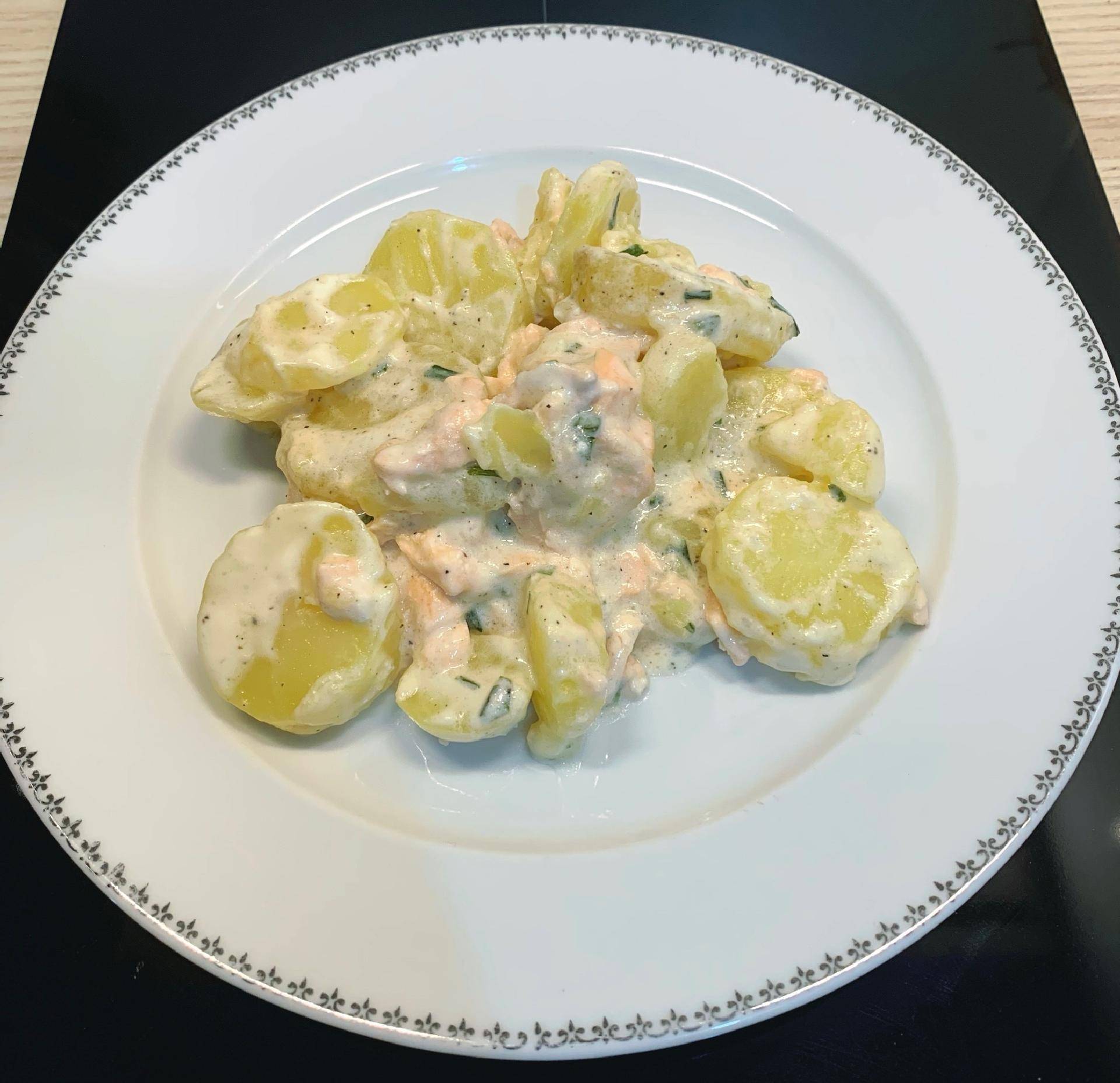 Saumon et pomme de terre à la crème - Recepten Cookeo V3 | Moulinex