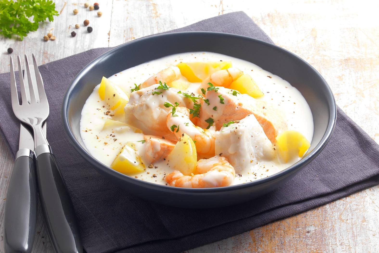 Blanquette de la mer - Recette Cook'in One | Moulinex
