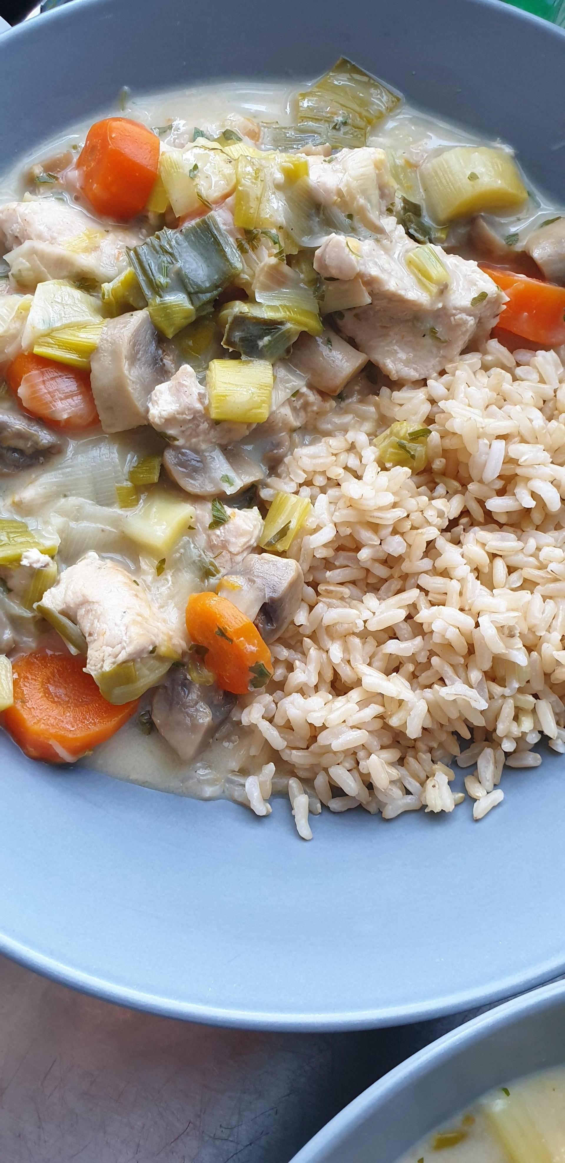 Blanquette de volaille express - Recepten Cookeo | Moulinex