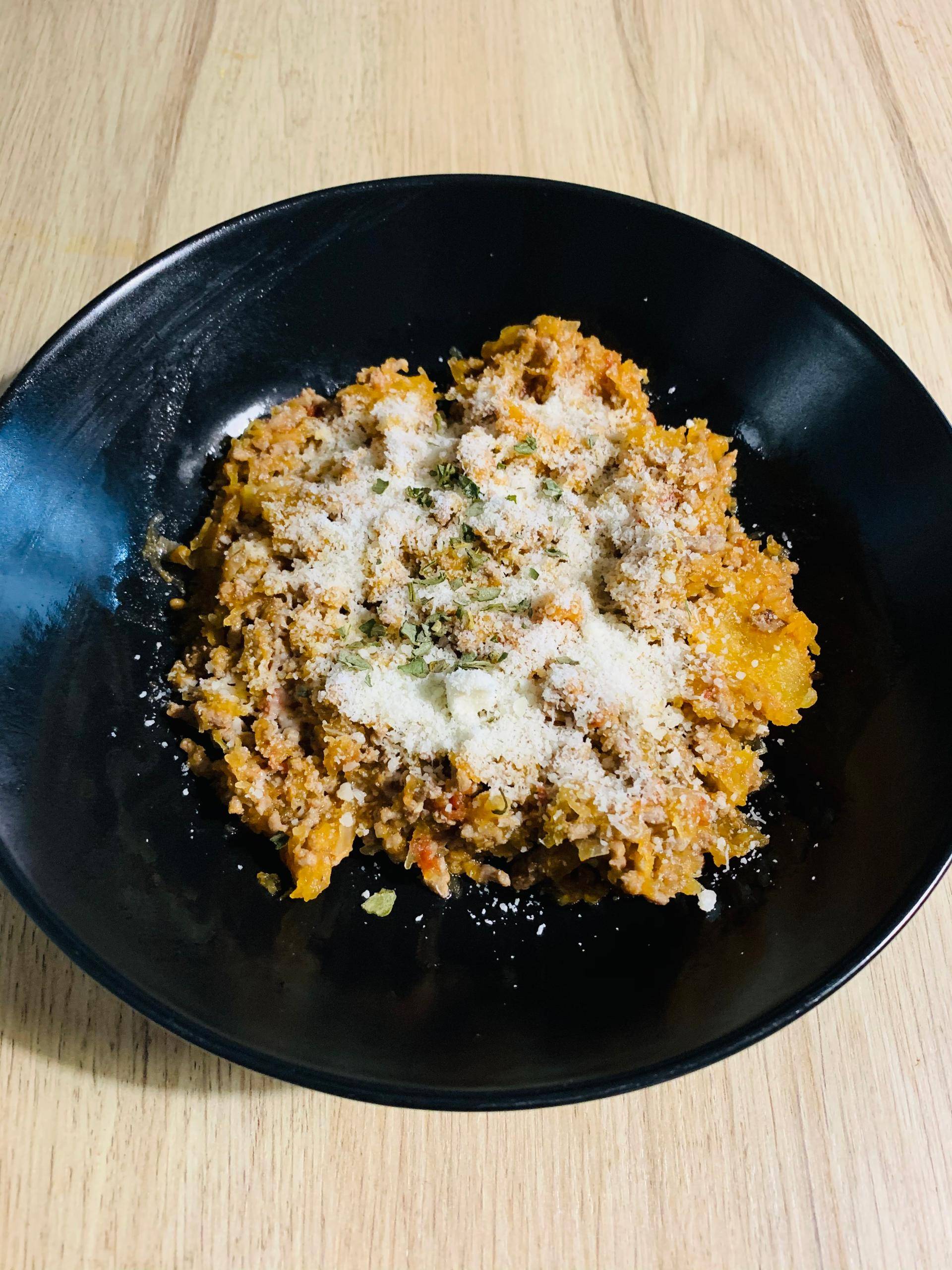 Courge spaghetti bolognaise façon Kéké - Recepten Cookeo | Moulinex