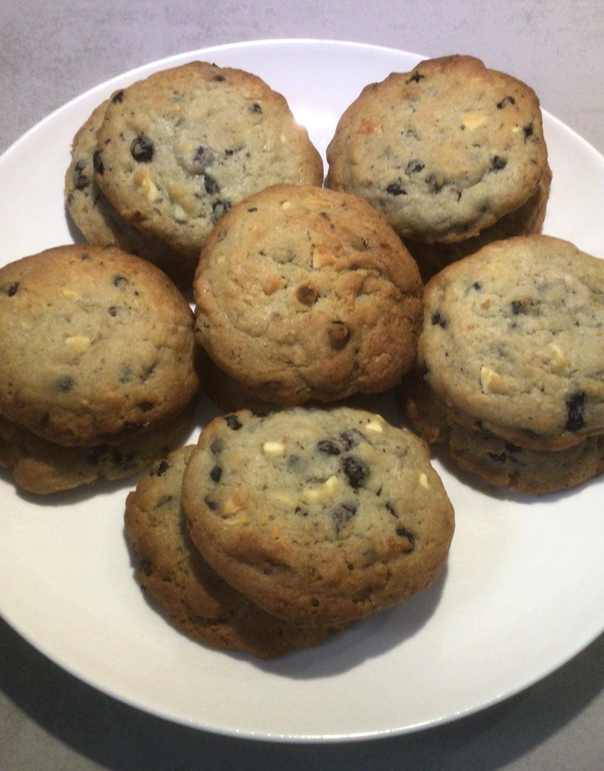 Cookies myrtilles chocolat blanc - Recette Companion Connect XL | Moulinex