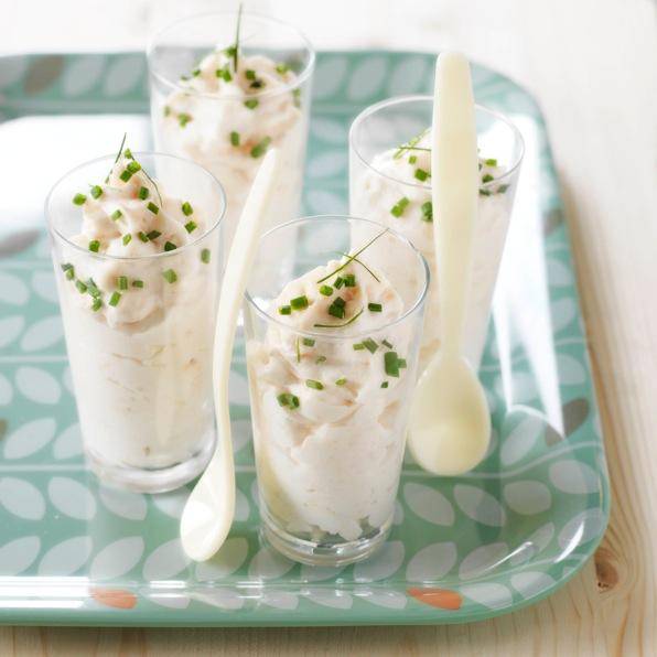 Mousse de saumon en verrine - Recette Companion | Moulinex