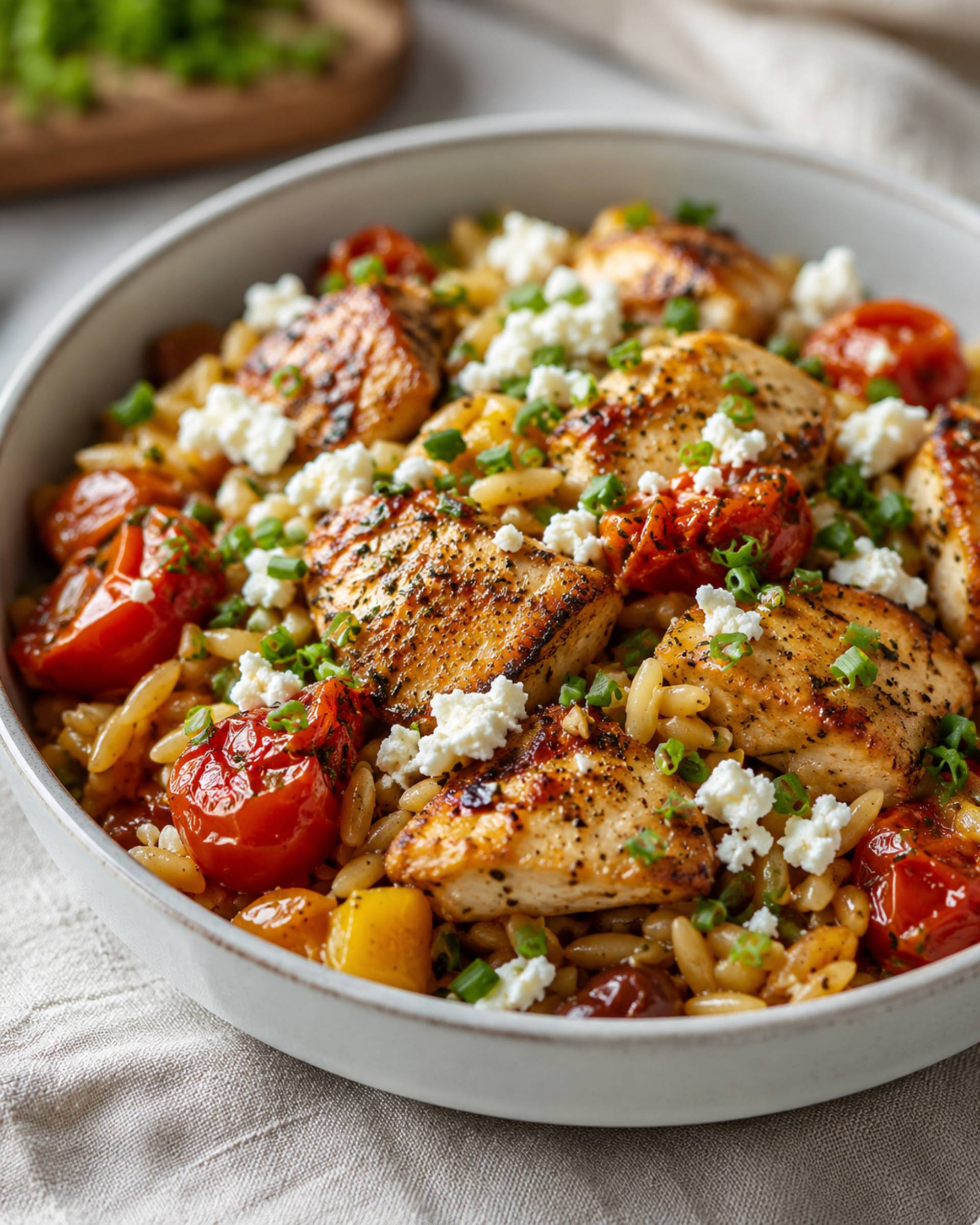 Poulet méditerranéen à l’orzo - Recette Crisp&Go 3P | Moulinex