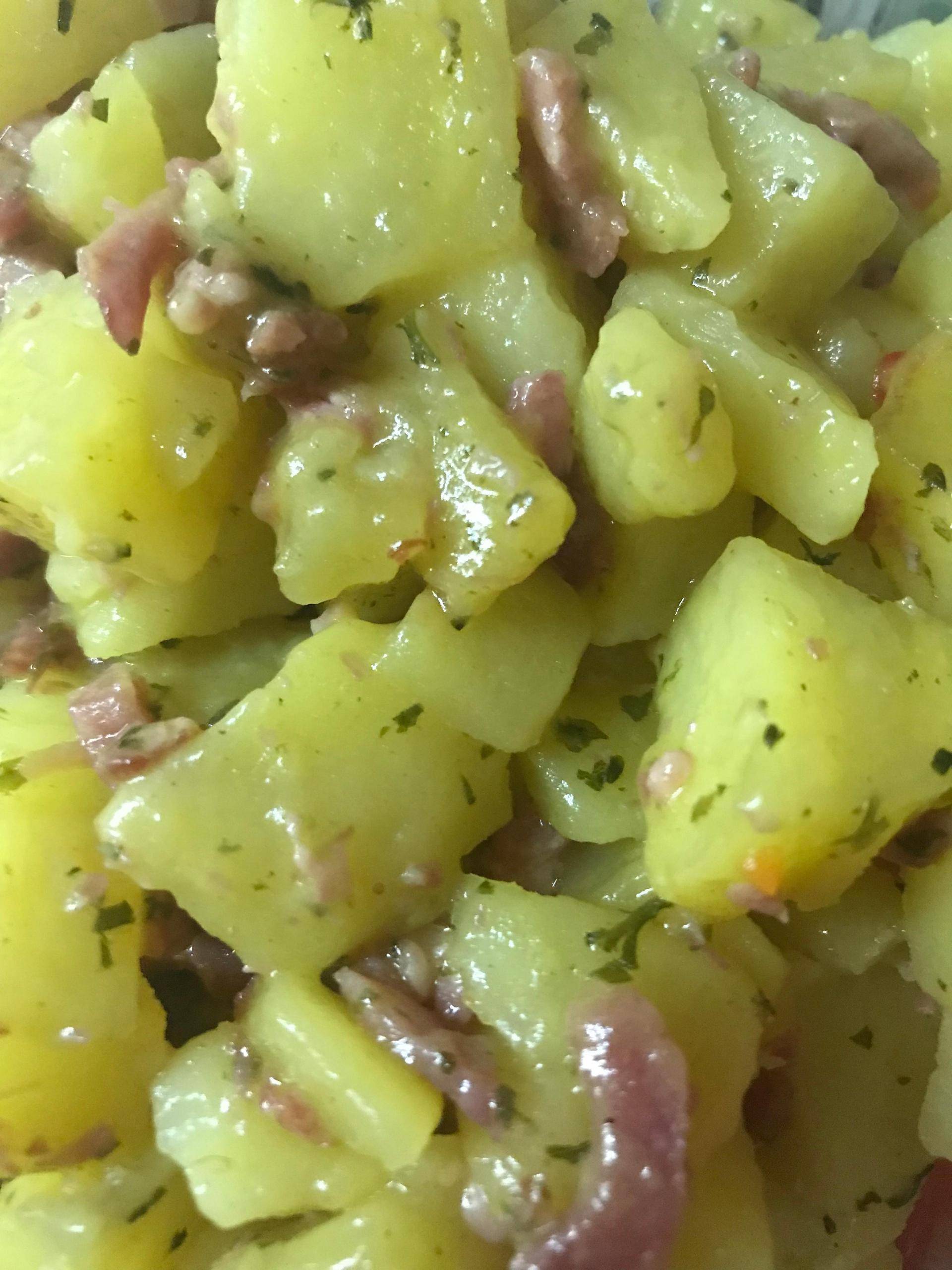 Pomme de terre persillé et petit lardon - Recette Cookeo | Moulinex