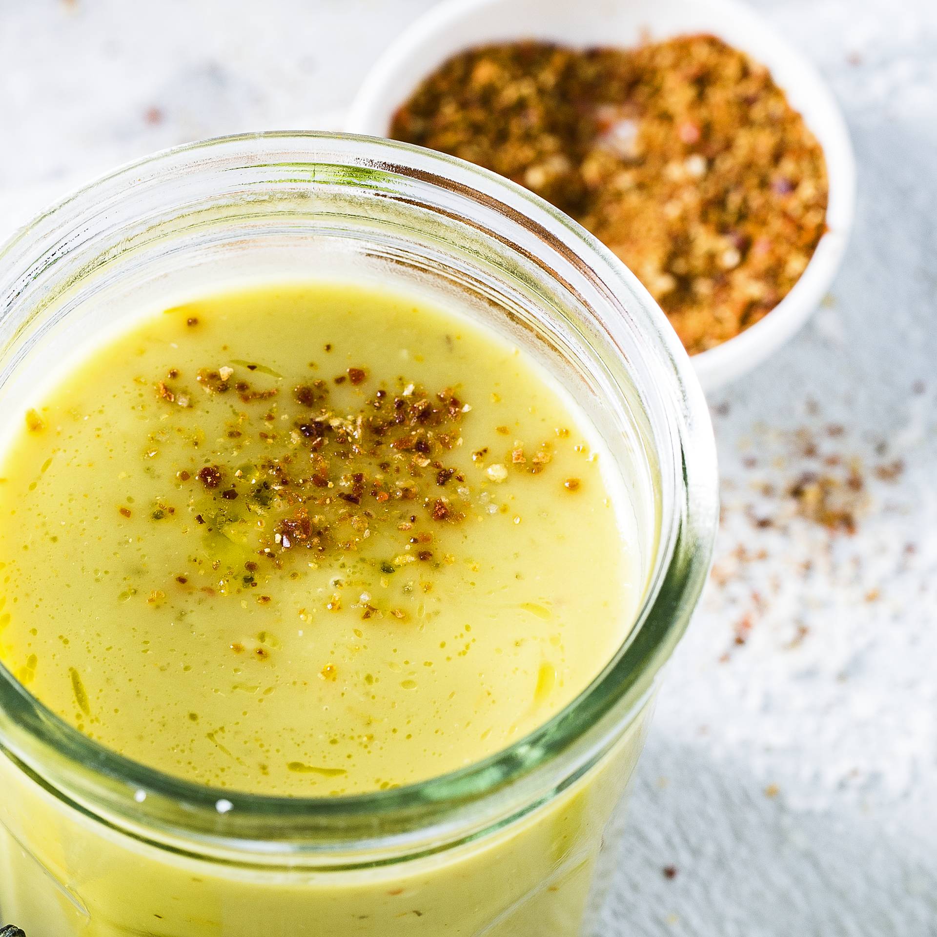 Sauce aux tomates vertes & piment d’Espelette - Recette Ultrablend Boost | Moulinex