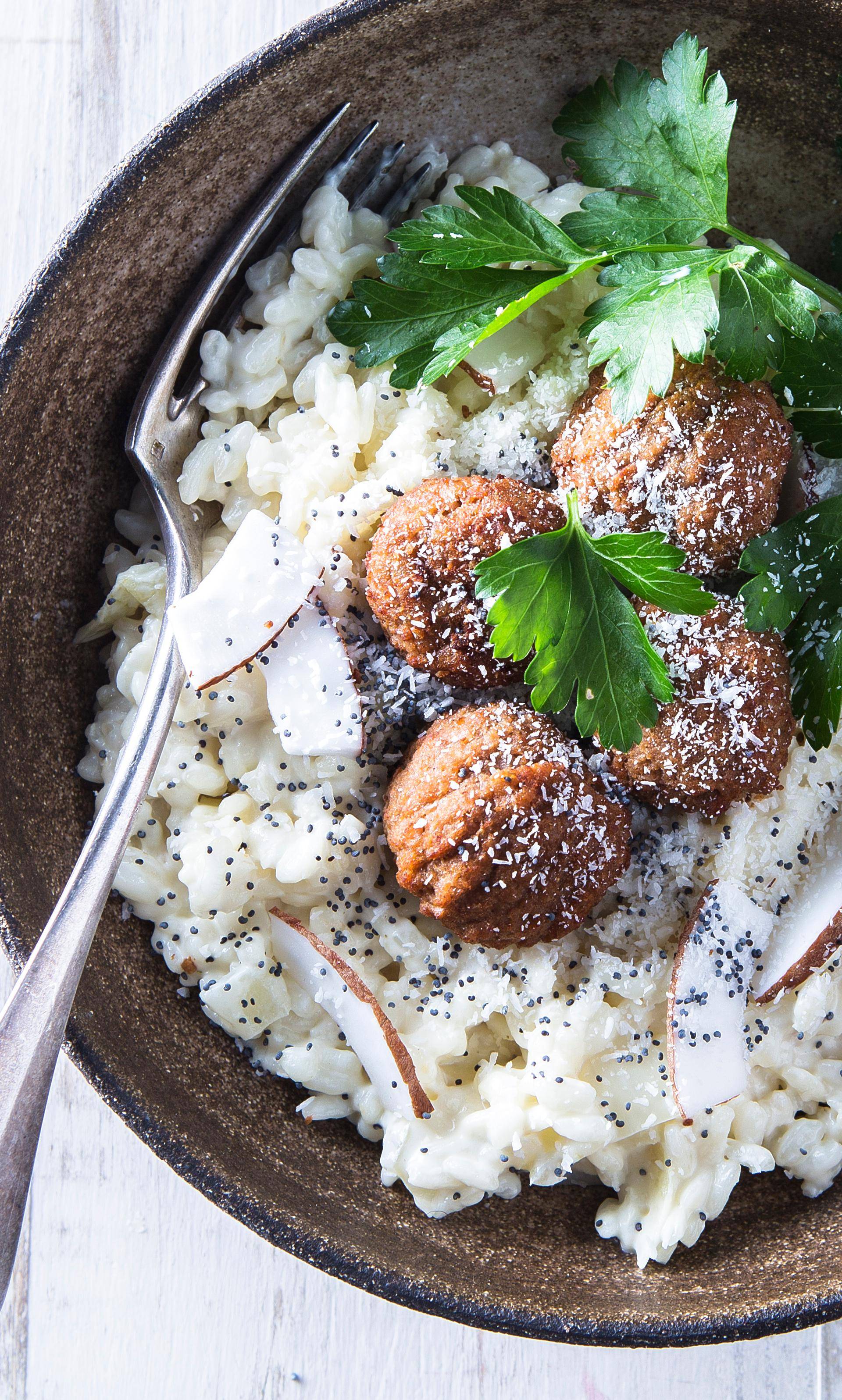 Risotto aux boulettes de légumes - Recette Companion | Moulinex