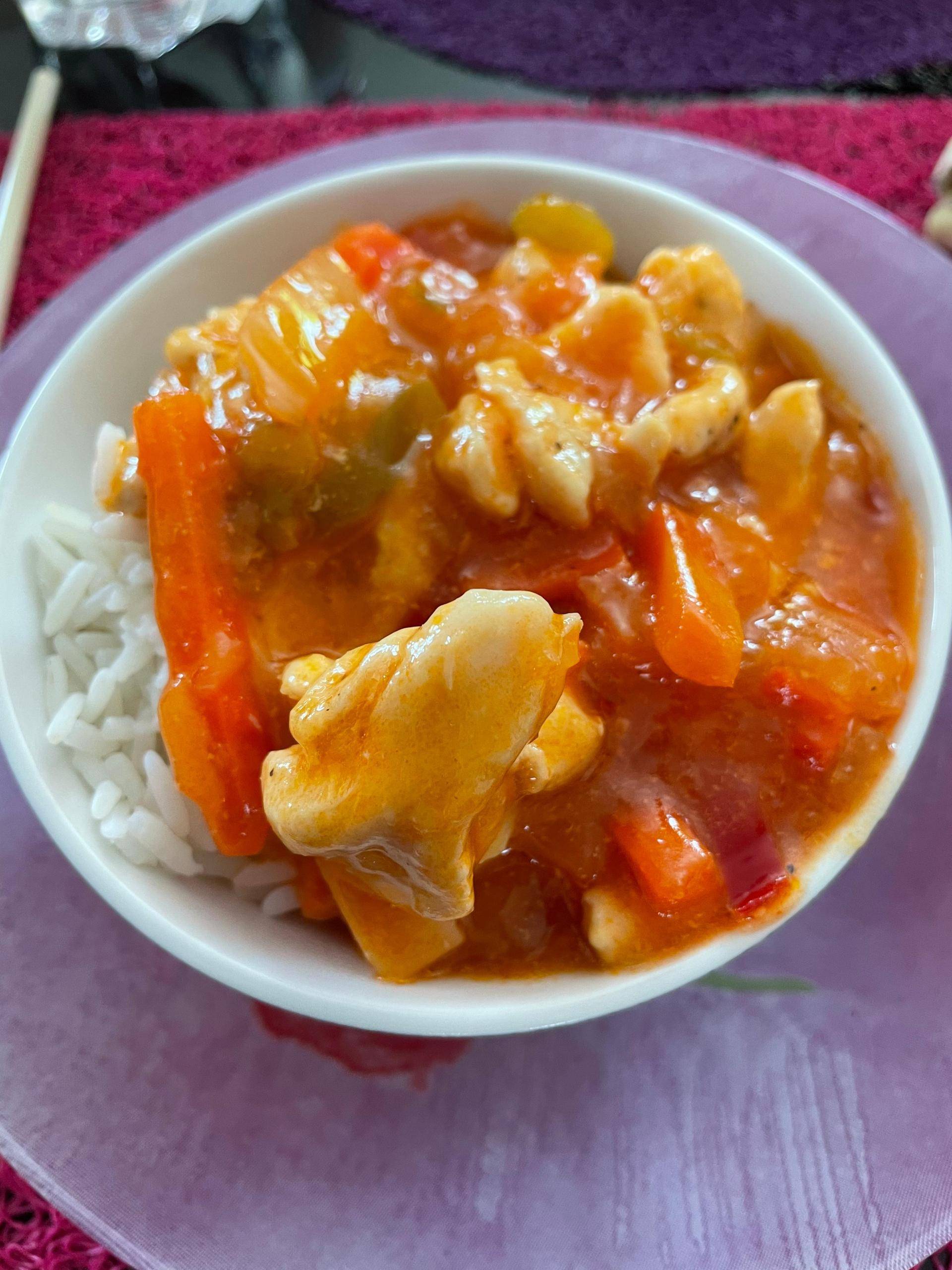 Poulet sauce aigre douce - Recette Companion Connect XL | Moulinex